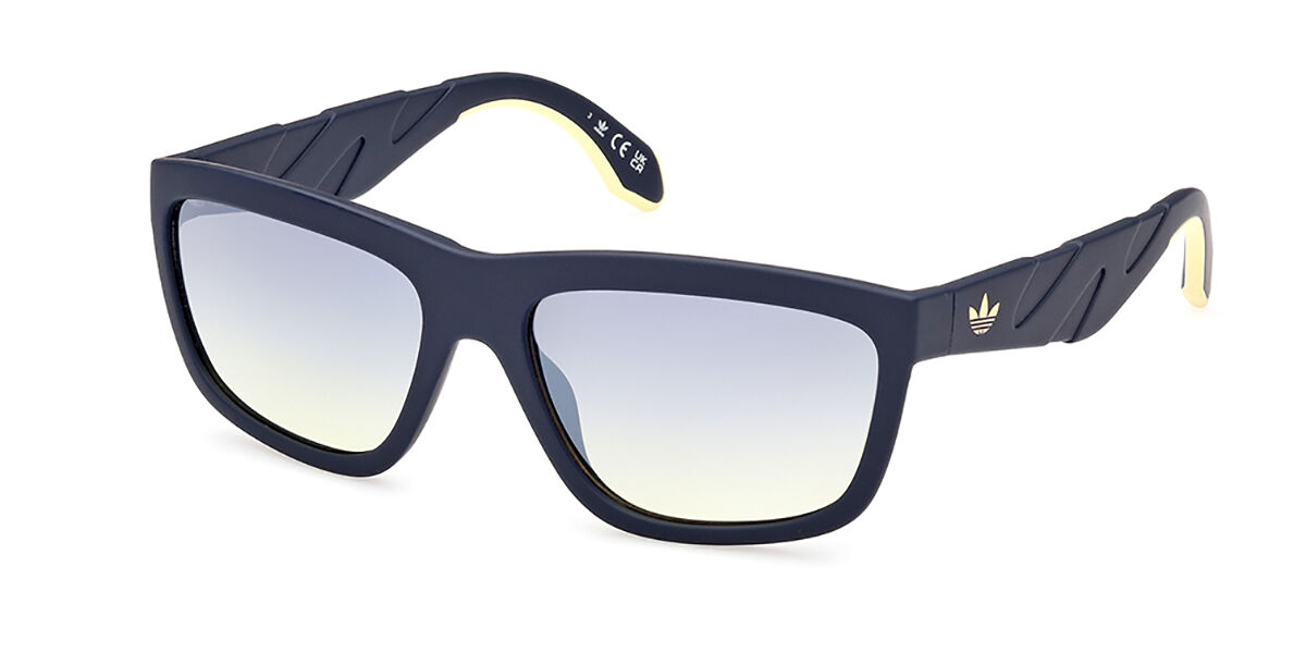 Image of Adidas Originals OR0094 91X 58 Lunettes De Soleil Homme Bleues FR