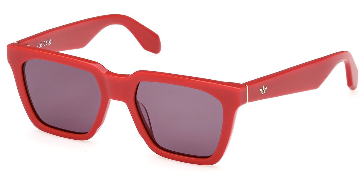 Image of Adidas Originals OR0110 66A 51 Lunettes De Soleil Homme Rouges FR