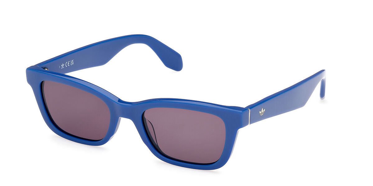 Image of Adidas Originals OR0117 90A 53 Lunettes De Soleil Homme Bleues FR