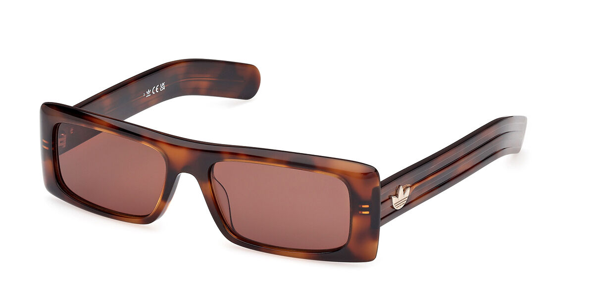 Image of Adidas Originals OR0124 52E 55 Lunettes De Soleil Homme Tortoiseshell FR