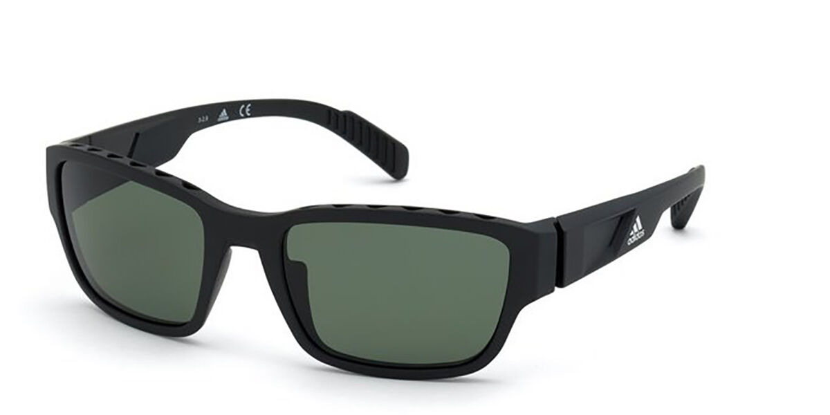 Image of Adidas SP0007 Polarized 02R 57 Lunettes De Soleil Homme Noires FR