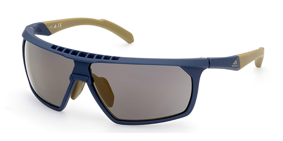 Image of Adidas SP0030 92G 70 Lunettes De Soleil Homme Bleues FR