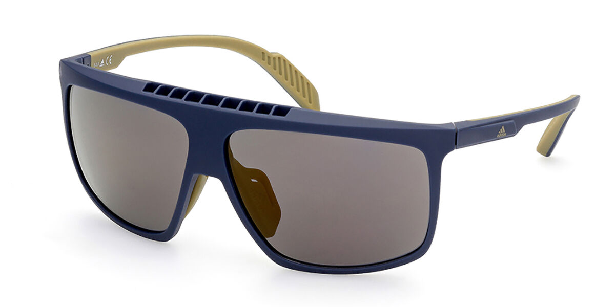 Image of Adidas SP0032-H 92G 64 Lunettes De Soleil Homme Bleues FR