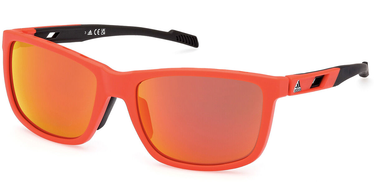 Image of Adidas SP0047 67L 60 Lunettes De Soleil Homme Rouges FR