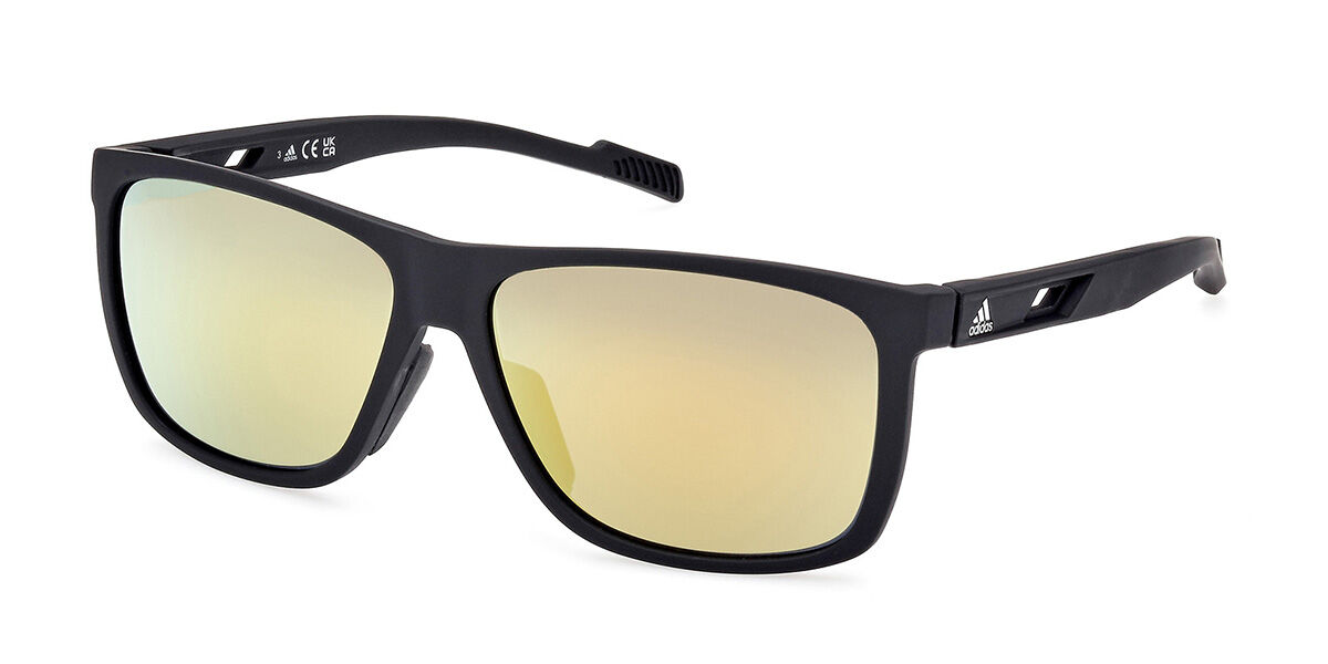 Image of Adidas SP0067 02G 60 Lunettes De Soleil Homme Noires FR