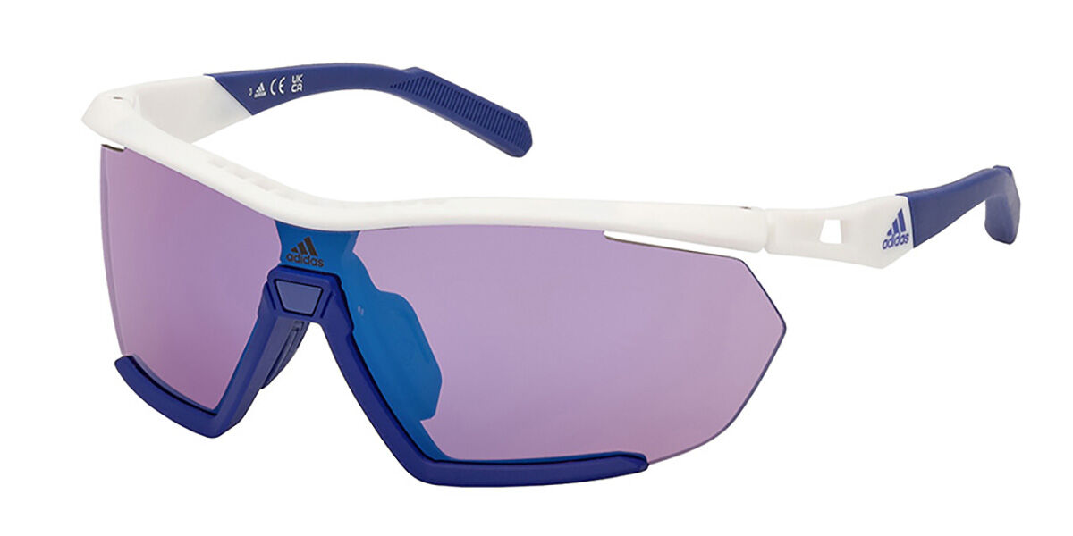 Image of Adidas SP0072 CMPT AERO LI 24X Óculos de Sol Azuis Masculino BRLPT