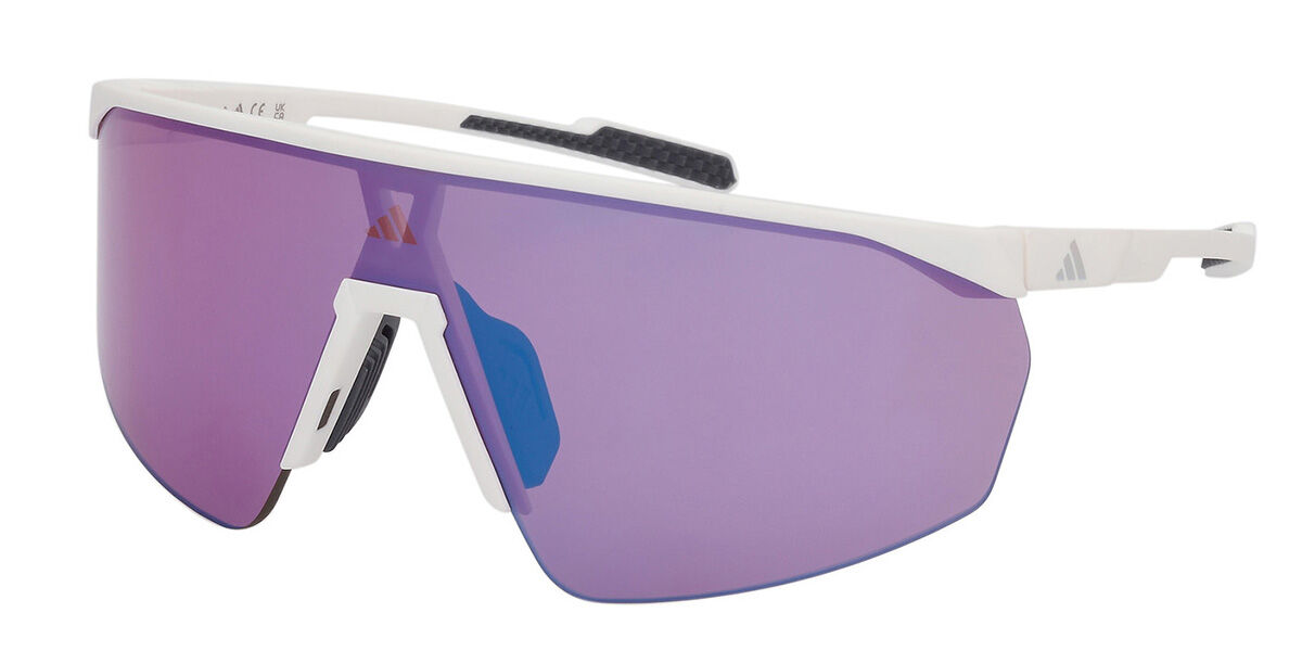 Image of Adidas SP0075 21Z 99 Lunettes De Soleil Femme Blanches FR