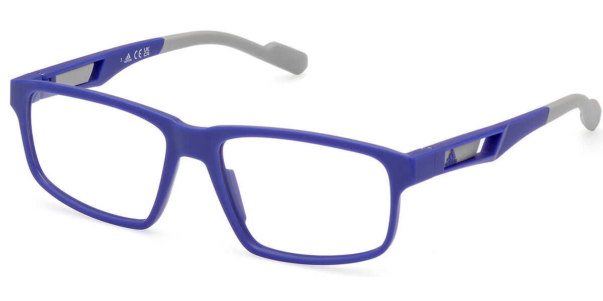 Image of Adidas SP5055 092 Óculos de Grau Azuis Masculino PRT