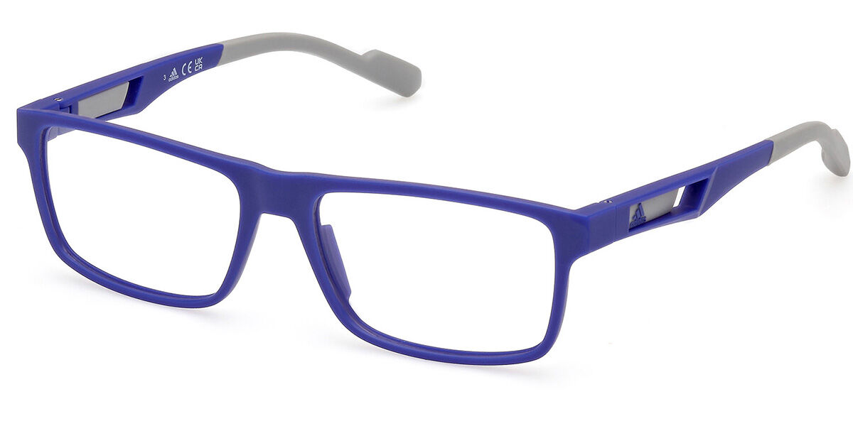 Image of Adidas SP5057 092 Óculos de Grau Azuis Masculino PRT