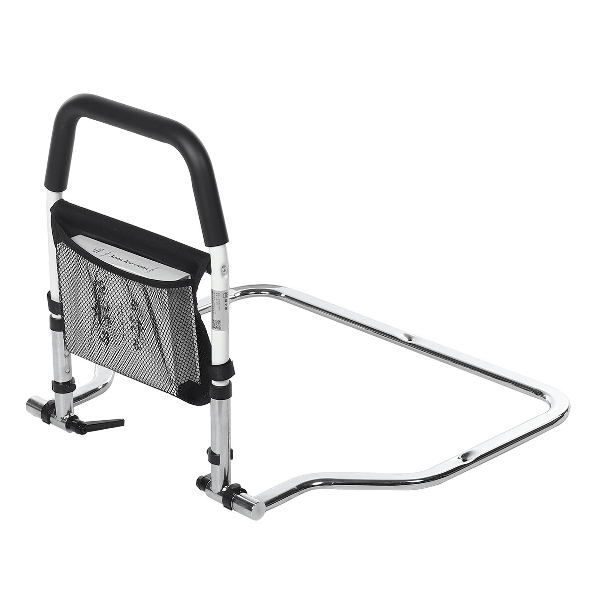 Image of Adjustable Bed Rail Bedside Assist Handrail Handle for Elderly Patients Pregnants
