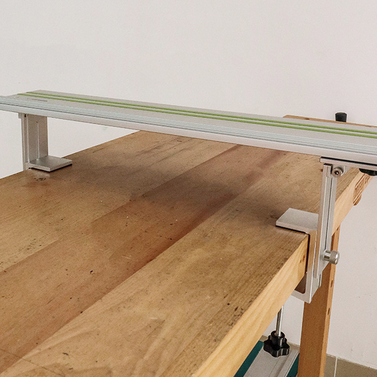 Image of Adjustable Rail Lift Clamps Unique Sliding Tenon Design Height Adjustable Ideal for Various Table Heights and Rails Ensu