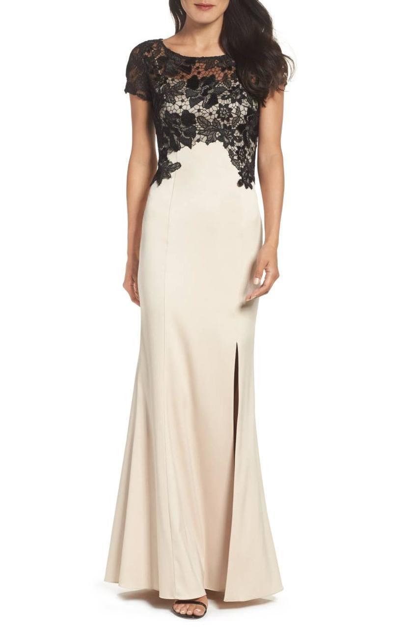Image of Adrianna Papell - AP1E201377 Floral Lace Sheath Dress