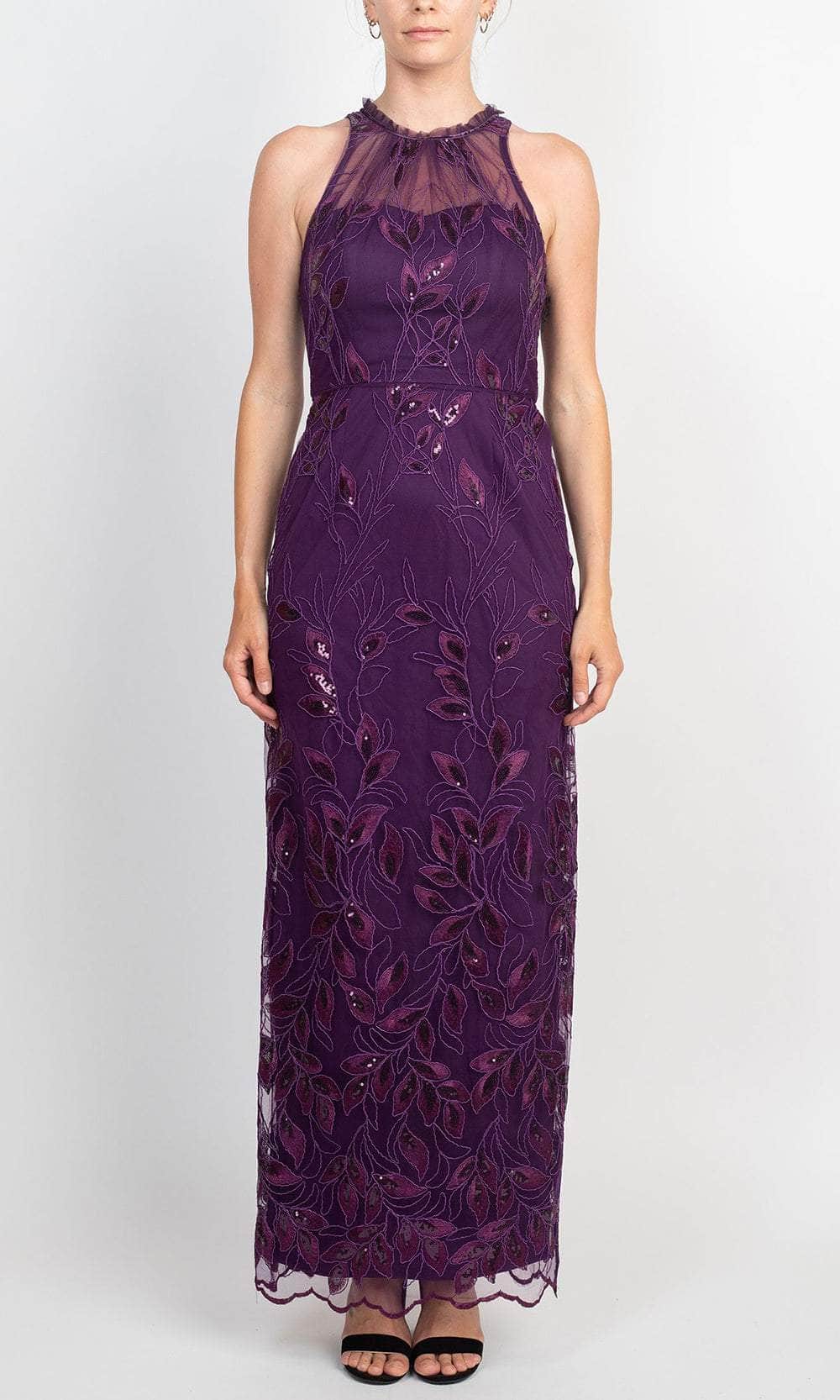 Image of Adrianna Papell AP1E209275 - Embroidered Halter Formal Dress