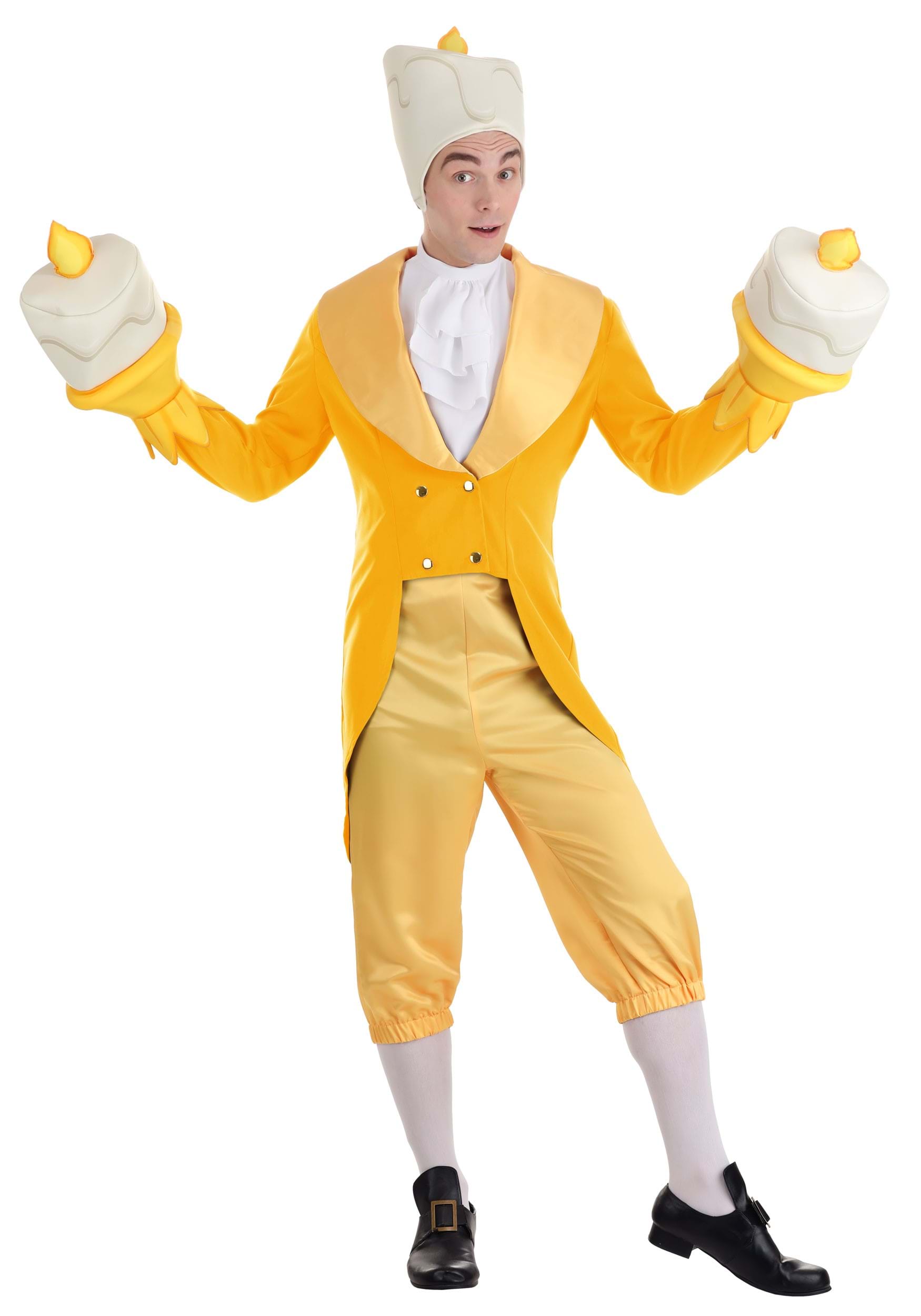Image of Adult Beauty and the Beast Lumiere Costume ID FUN2308AD-L