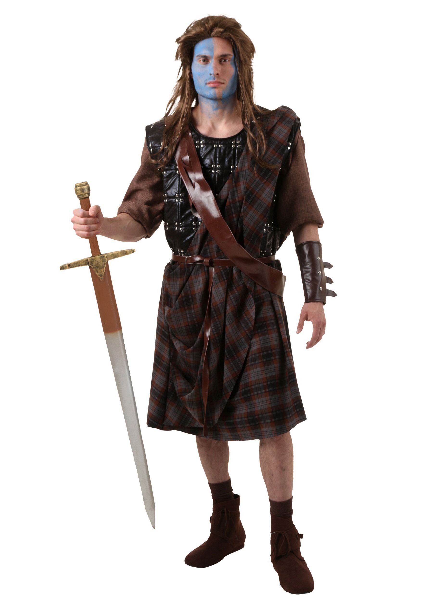 Image of Adult Braveheart William Wallace Costume | Movie Character Costumes ID BVH6016AD-XL