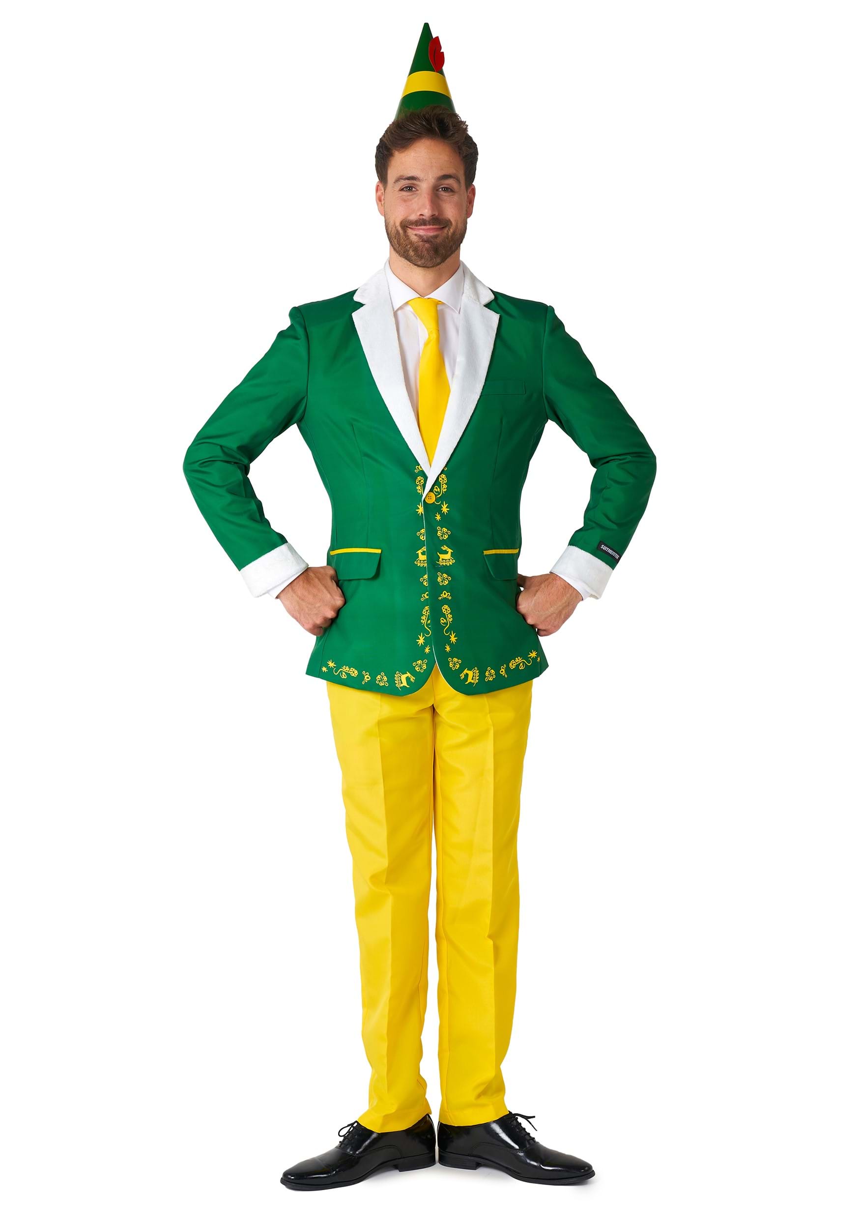 Image of Adult Buddy the Elf Suitmeister Suit ID OSOBAS-1032-S