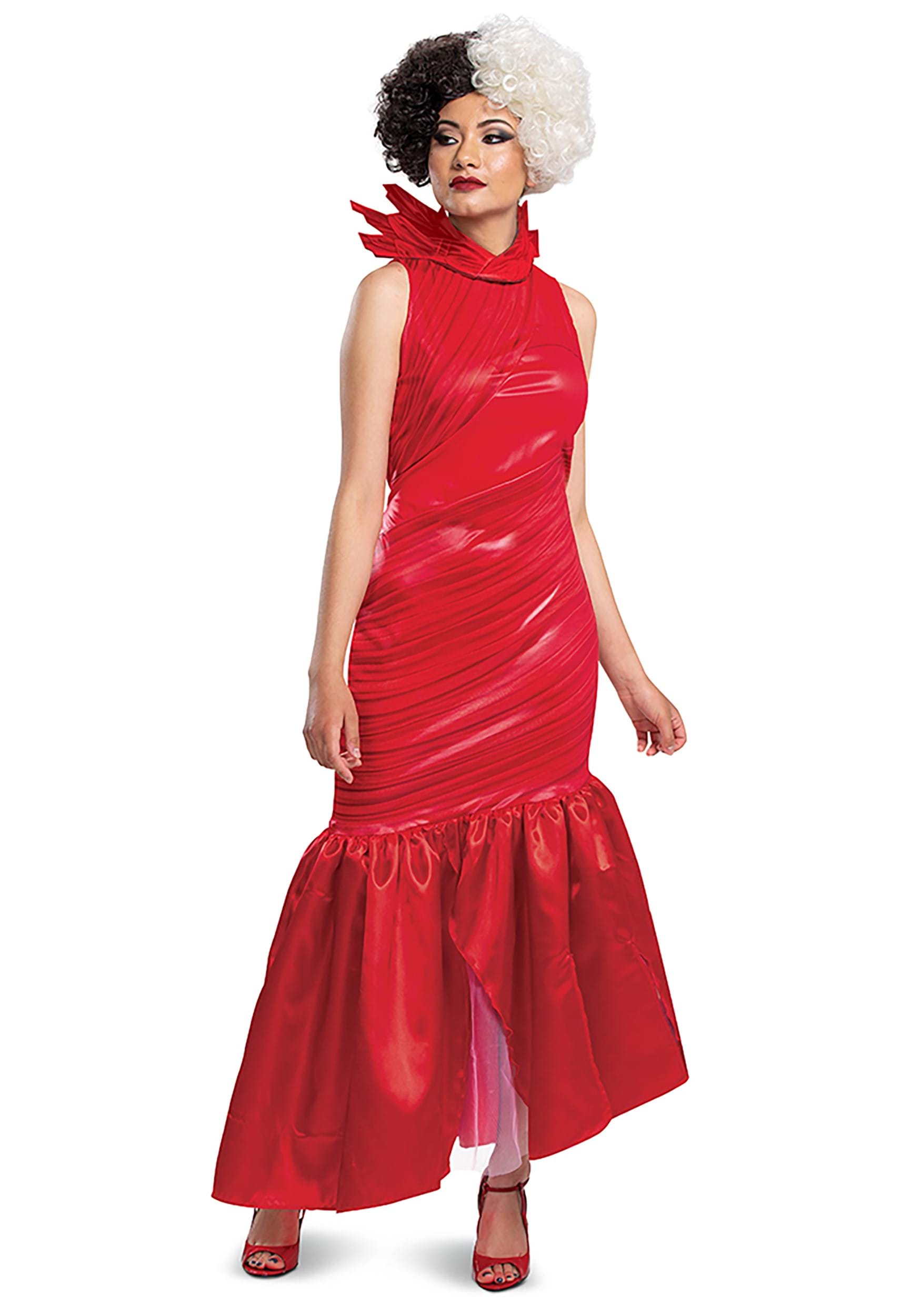 Image of Adult Cruella Red Dress Classic Costume ID DI118539-XL