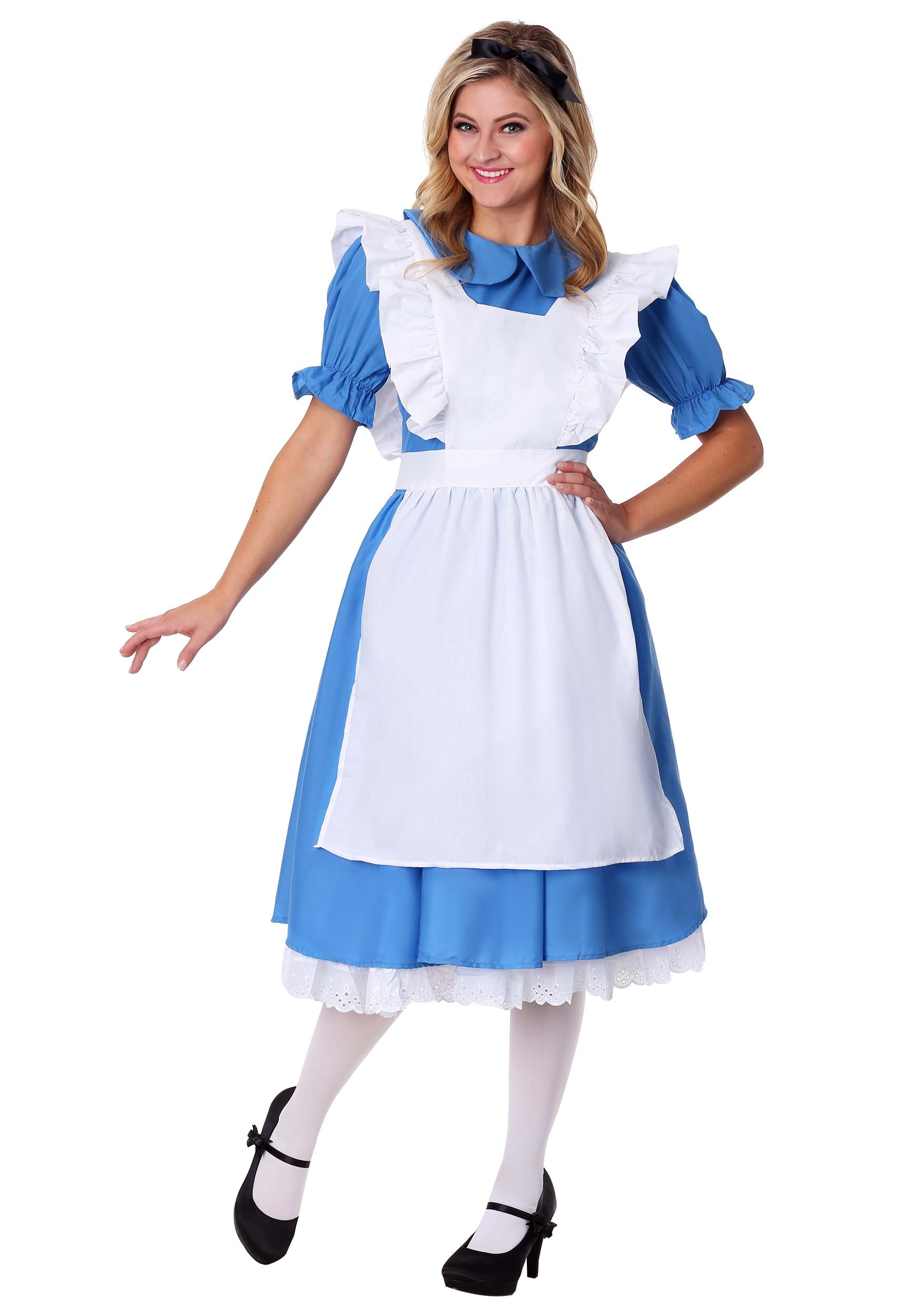 Image of Adult Deluxe Alice Costume ID FUN3004AD-XL