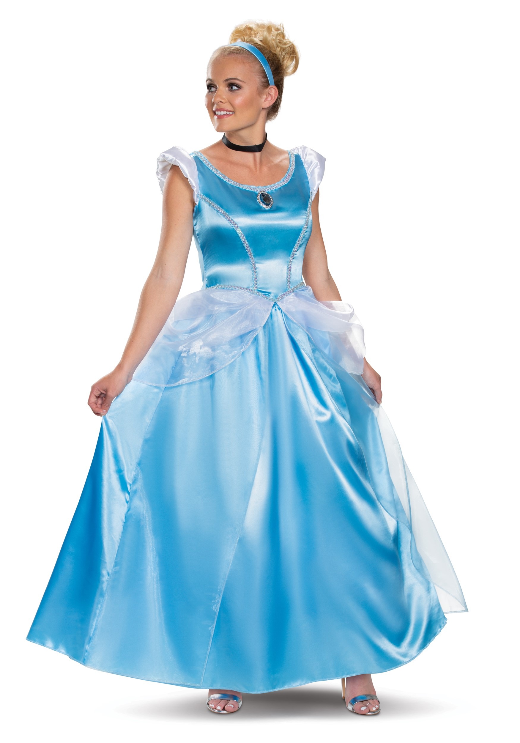 Image of Adult Deluxe Cinderella Costume ID DI103909-L