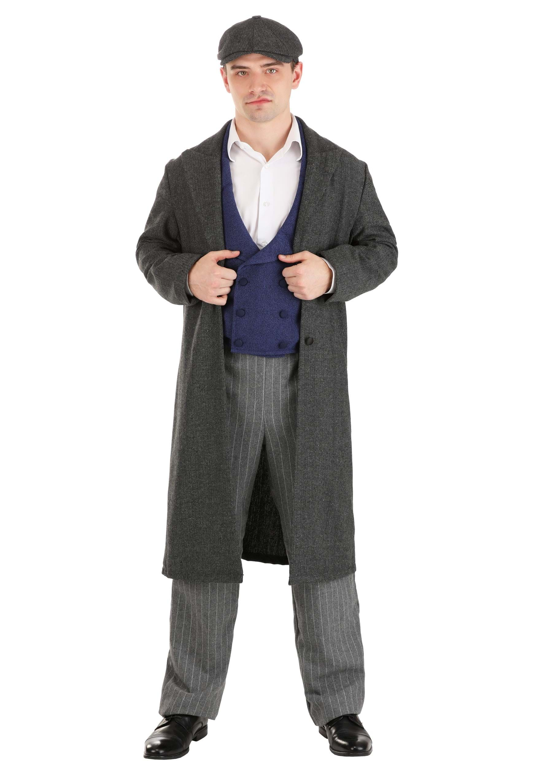 Image of Adult Deluxe Gangster Costume | Roaring '20s / Gangster Costumes ID FUN5793AD-L