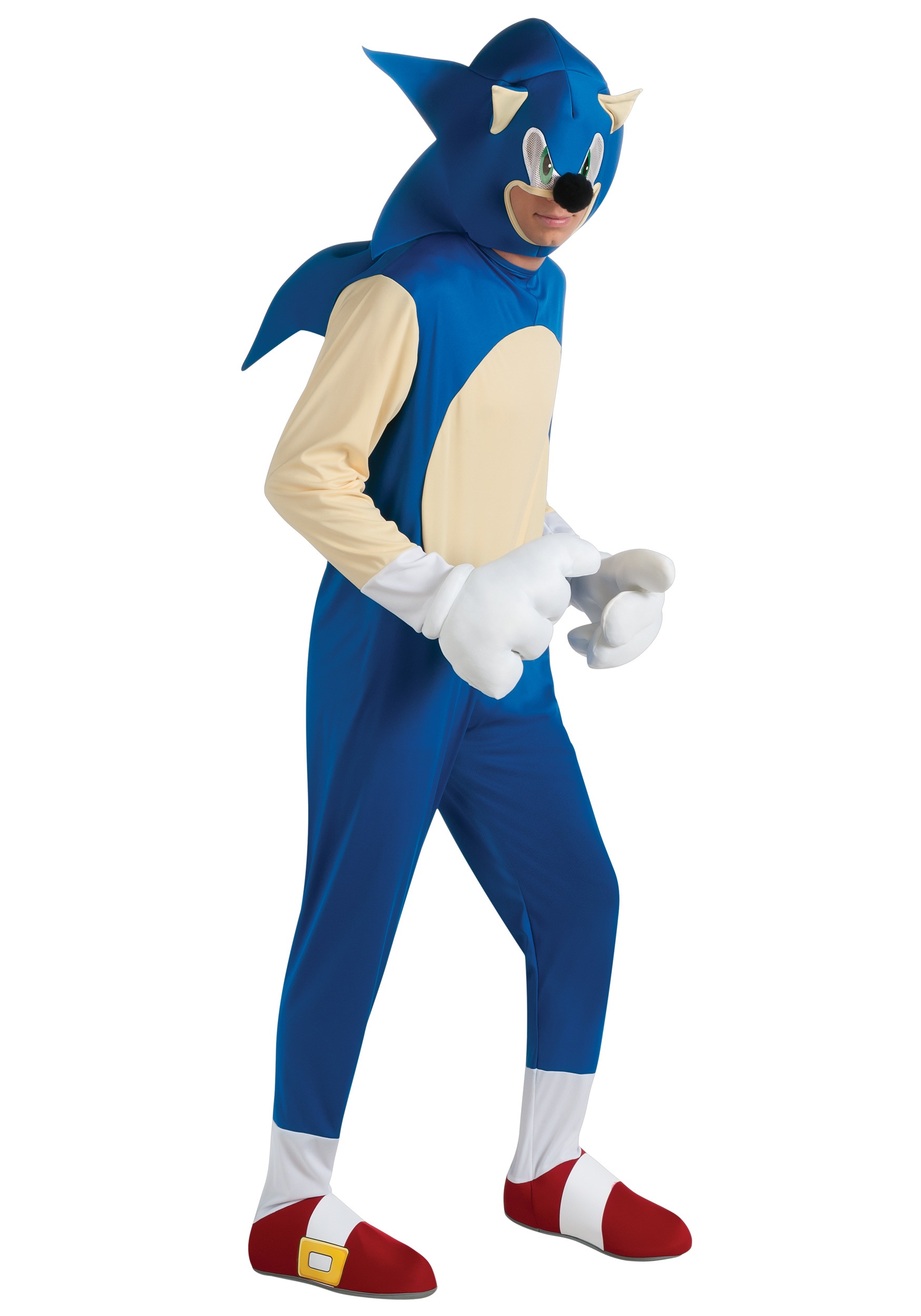 Image of Adult Deluxe Sonic Costume ID RU880798-XL