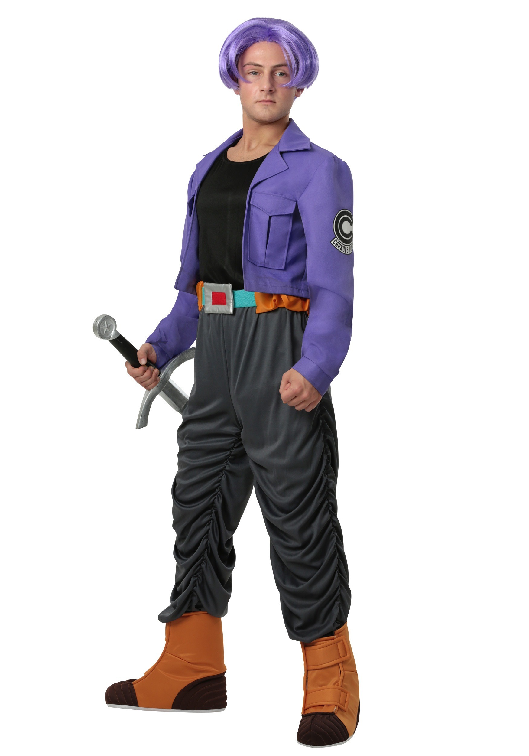 Image of Adult Dragon Ball Z Trunks Costume | Anime Costumes ID FUN2217AD-L