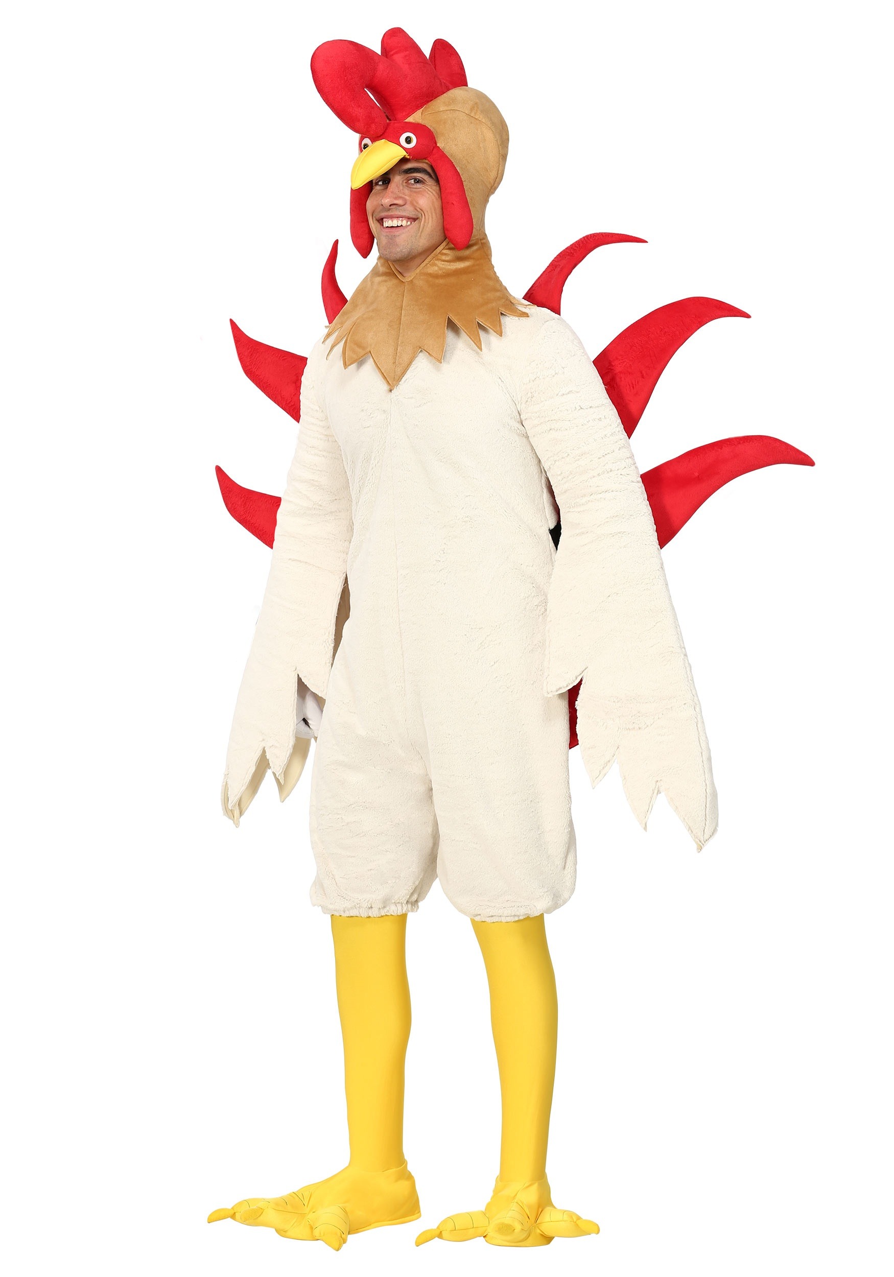Image of Adult Farm Rooster Costume | Farm Animal Halloween Costumes ID FUN6832AD-XS