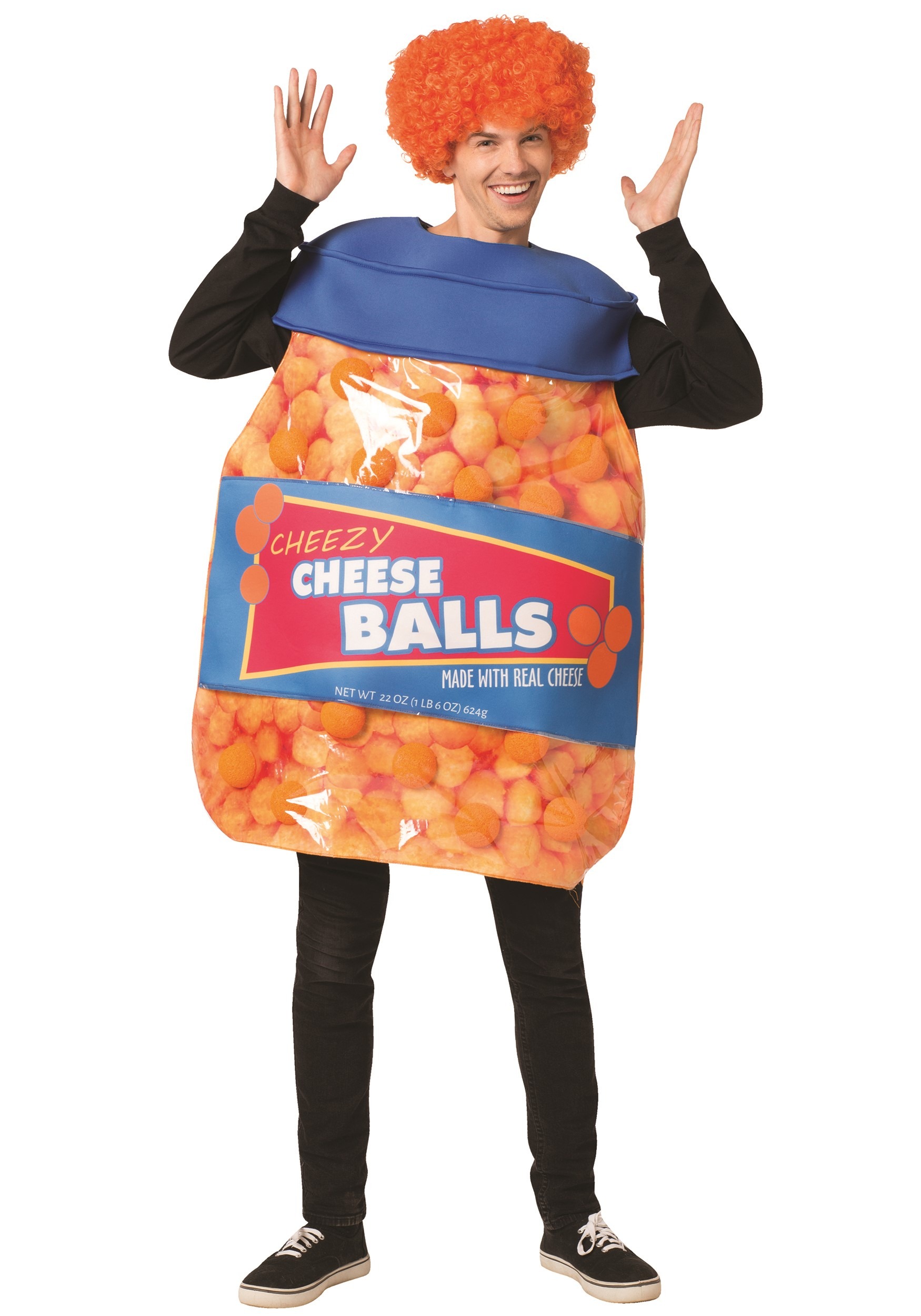 Image of Adult Funny Cheese Balls Costume ID MO6206-ST
