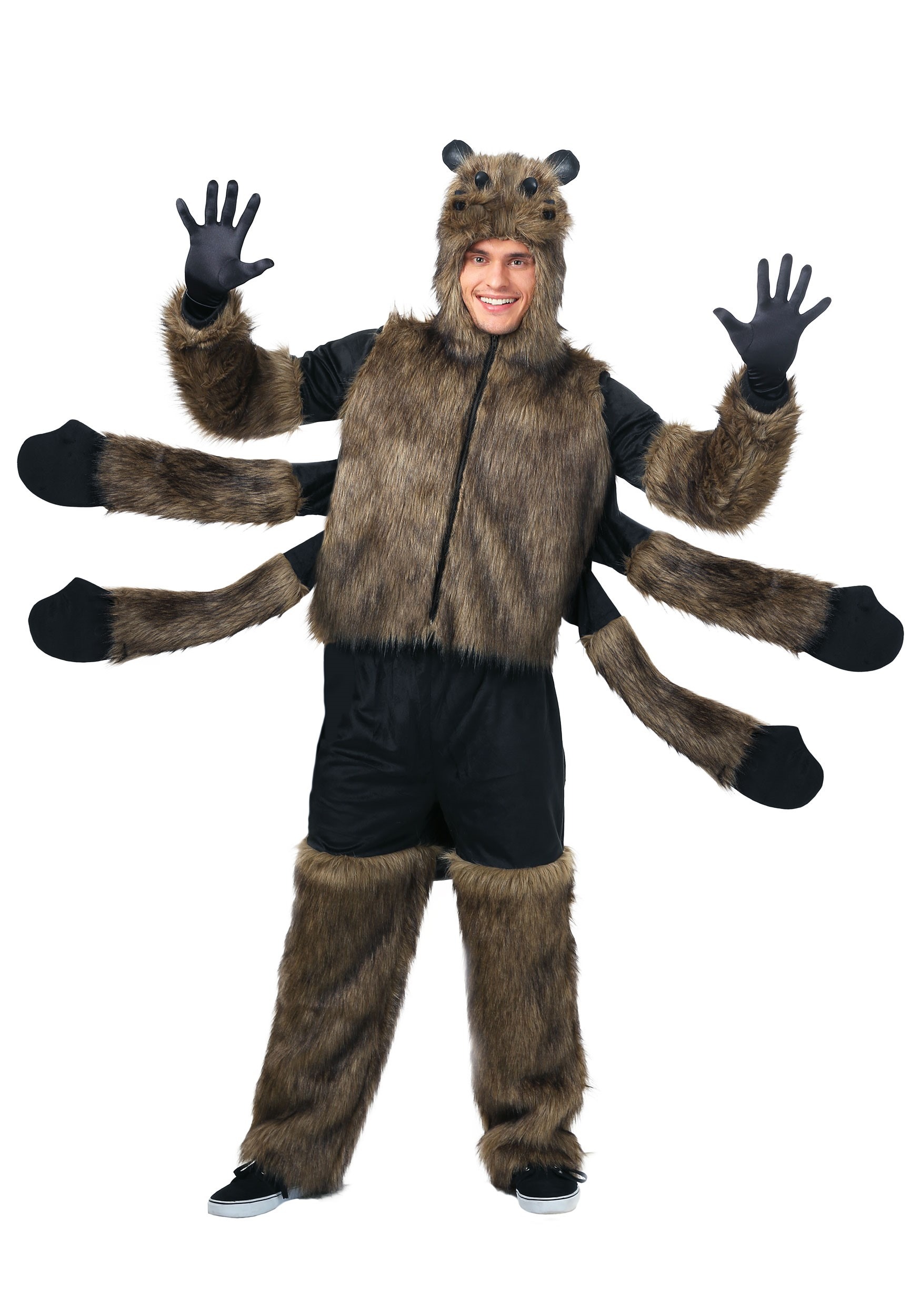 Image of Adult Furry Spider Costume | Bug Halloween Costumes ID FUN2077AD-XL