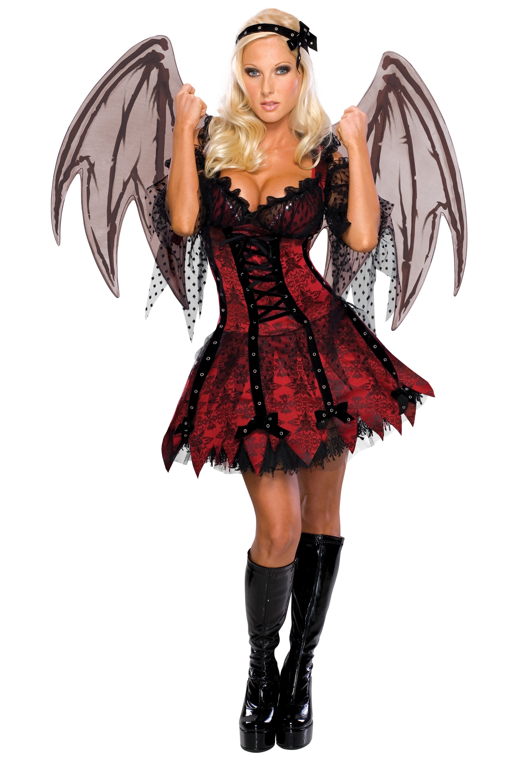 Image of Adult Gothic Fairy Costume ID RU888667-L
