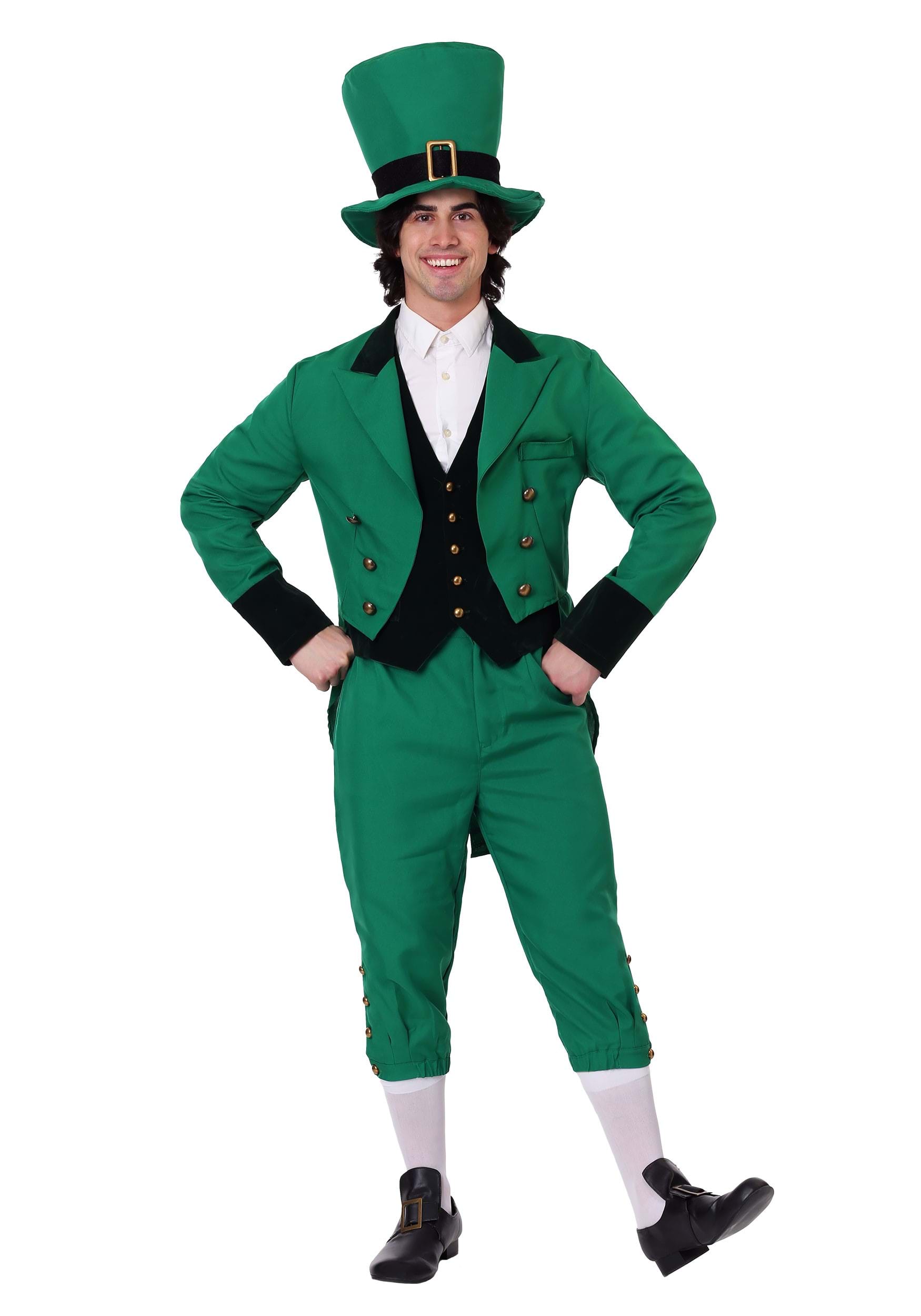Image of Adult Green Leprechaun Costume ID FUN2082AD-S
