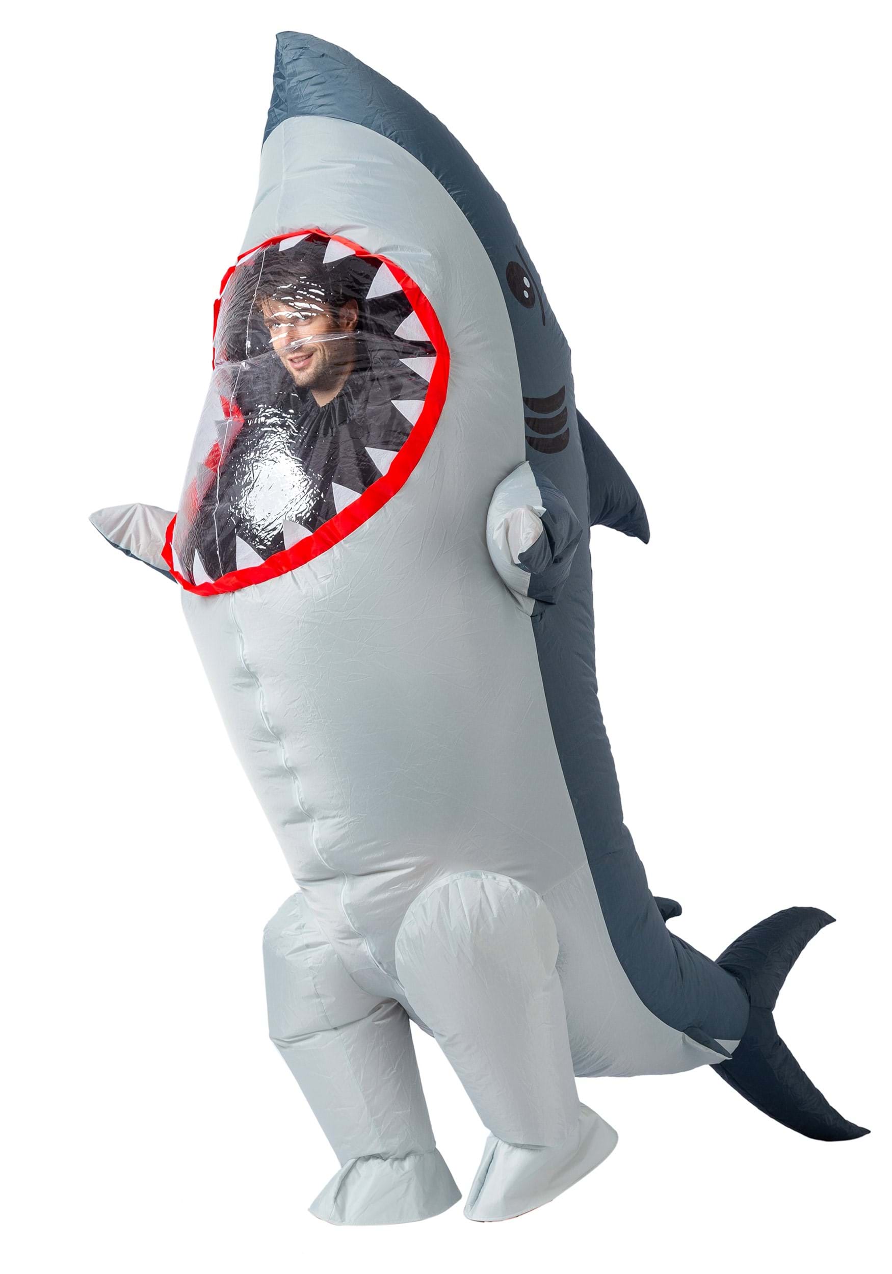 Image of Adult Inflatable Shark Costume ID JY20143-ST