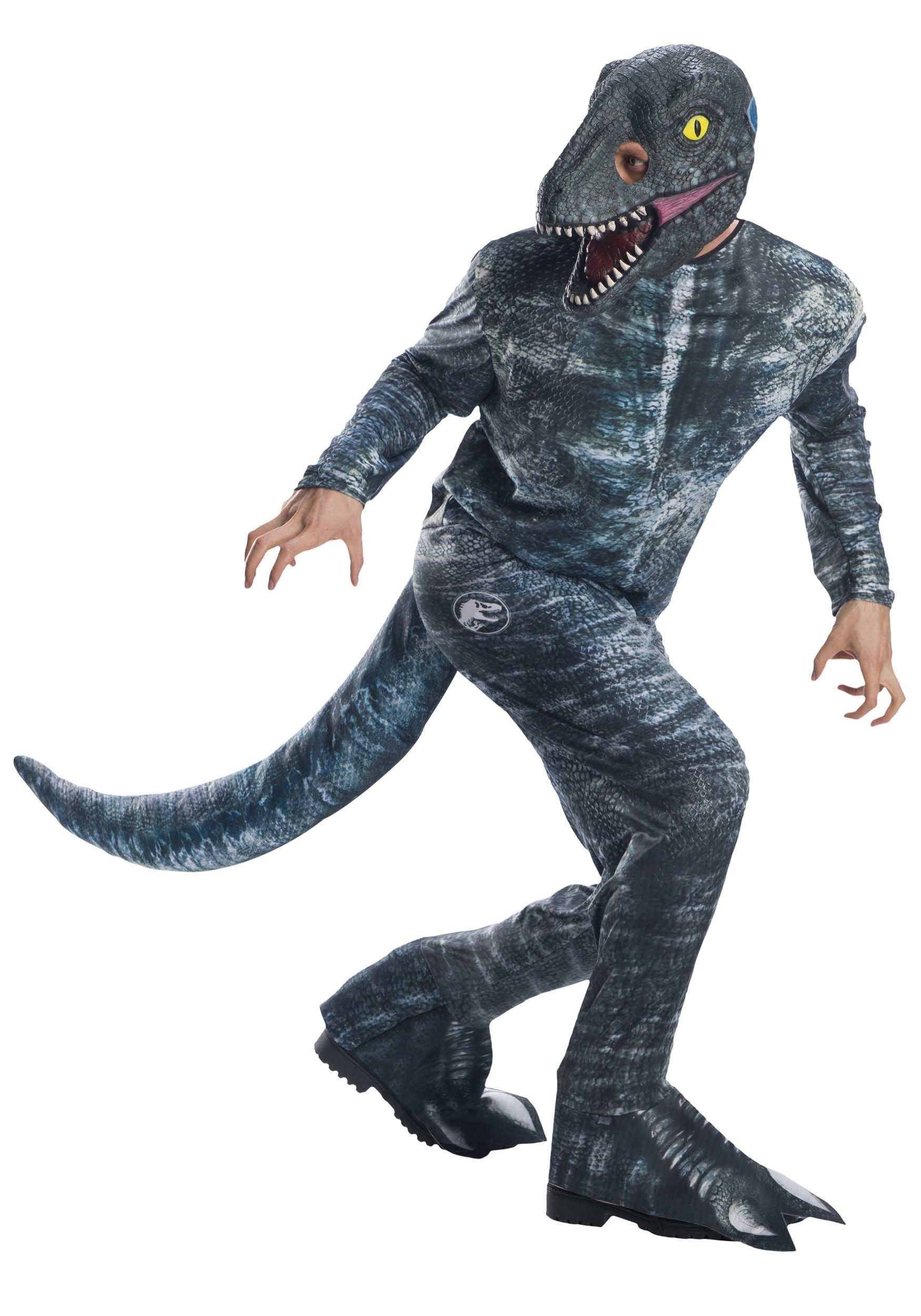 Image of Adult Jurassic World 2 "Blue" Velociraptor Costume ID RU821066-XL