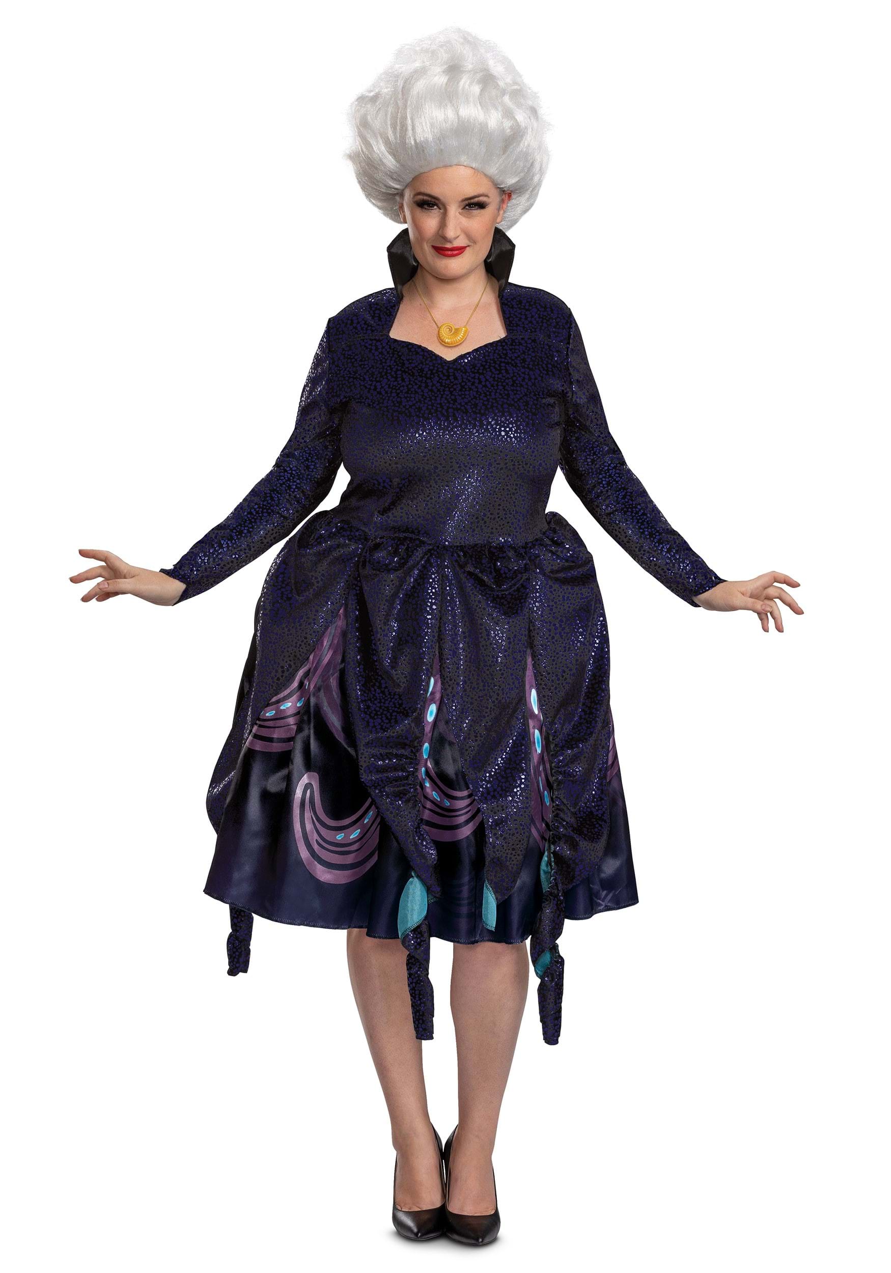 Image of Adult Little Mermaid Live Action Deluxe Ursula Costume ID DI125629-XL