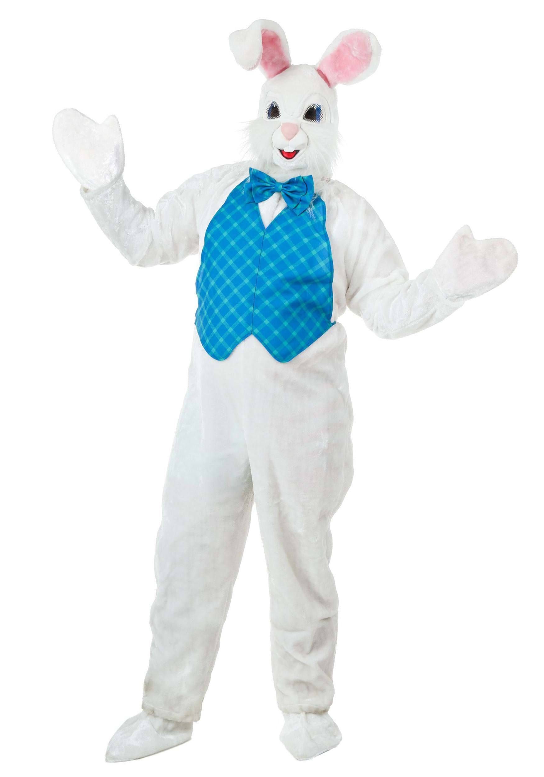 Image of Adult Mascot Happy Easter Bunny Costume ID FUN6047AD-XL