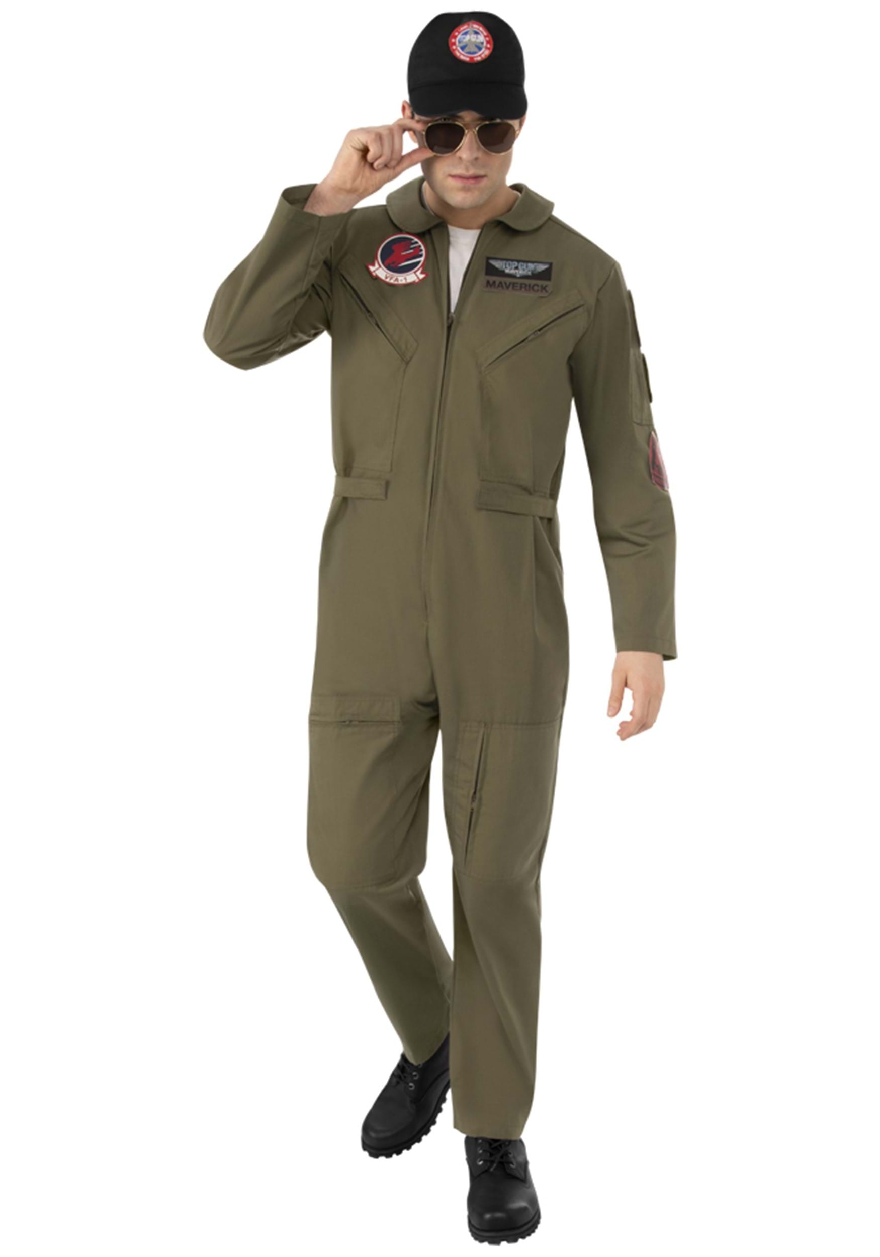 Image of Adult Maverick Top Gun Costume ID RU702099-L