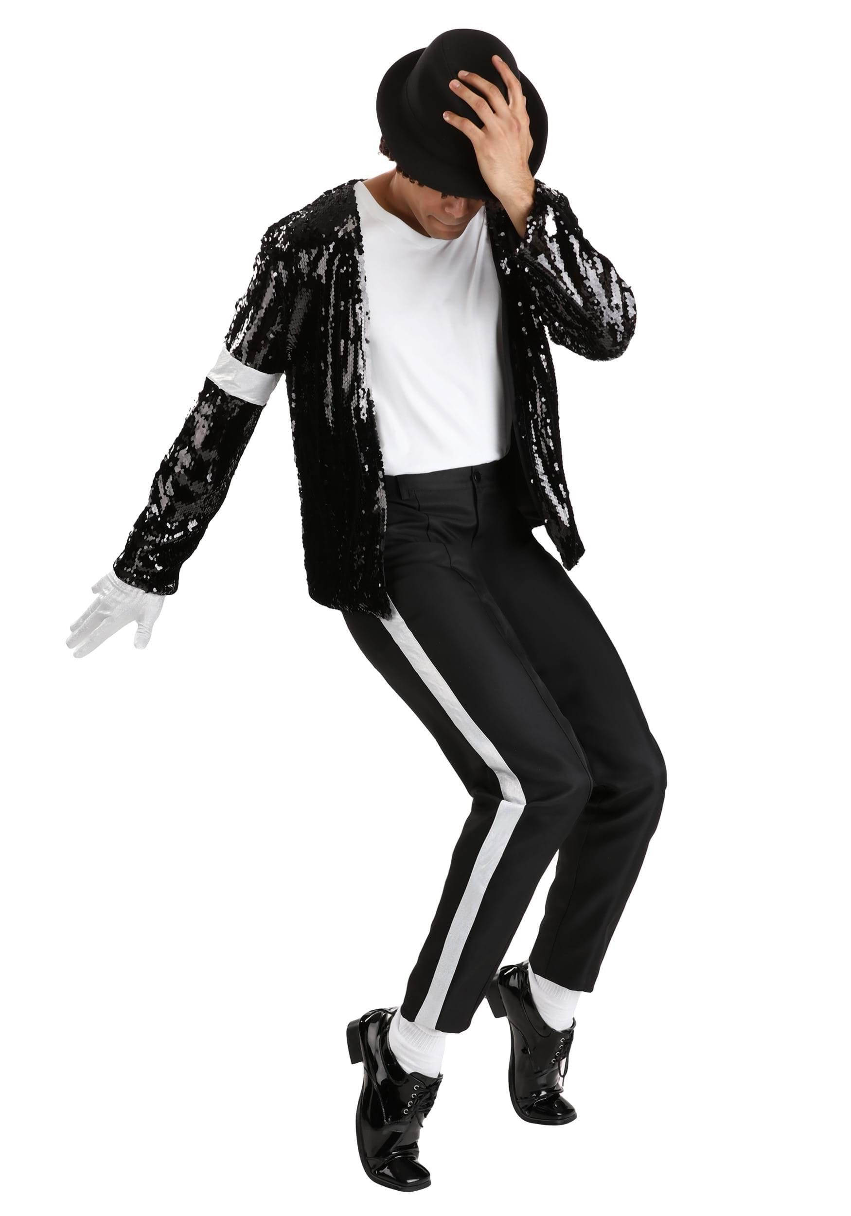 Image of Adult Michael Jackson Moonwalk Costume | Celebrity Costumes ID FUN94632AD-L