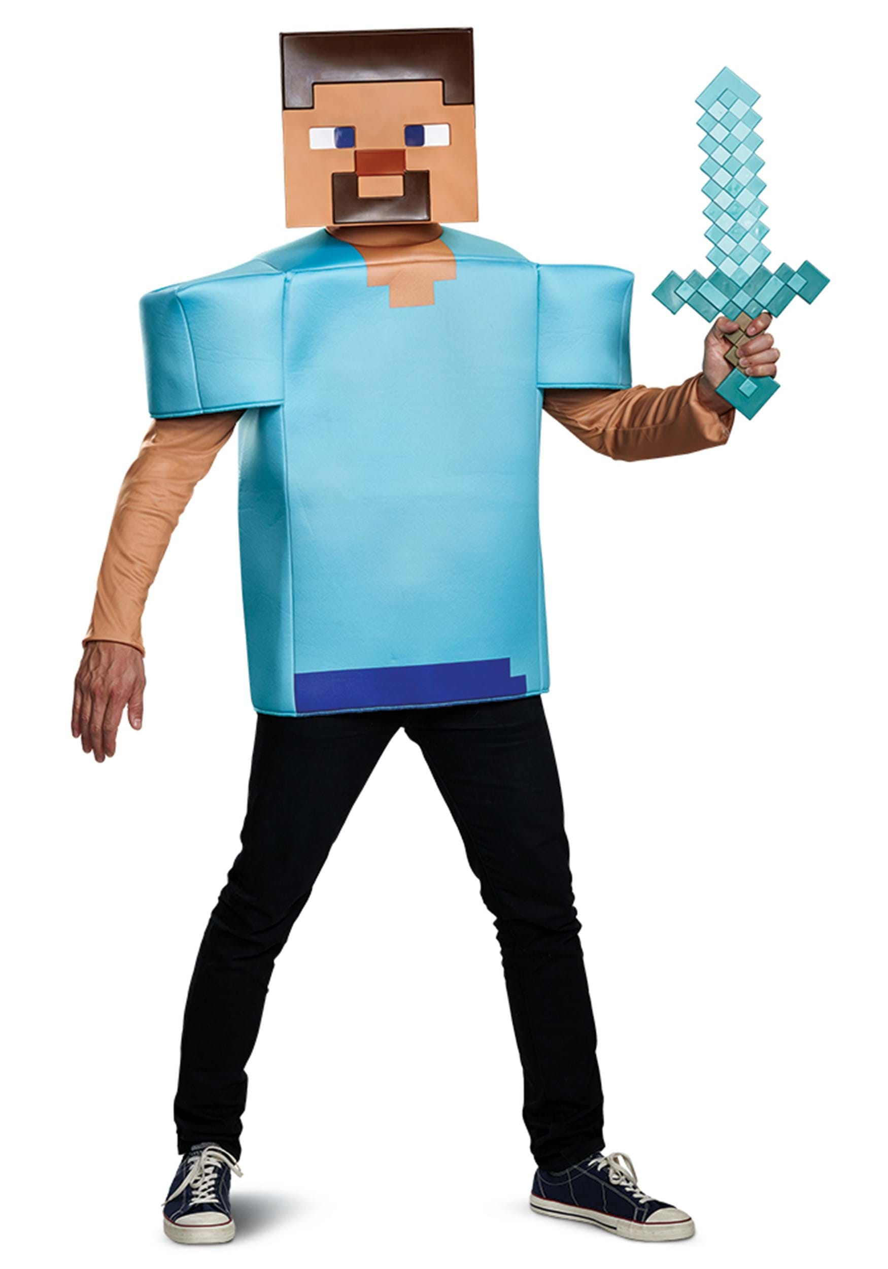 Image of Adult Minecraft Steve Costume ID DI67695-ST