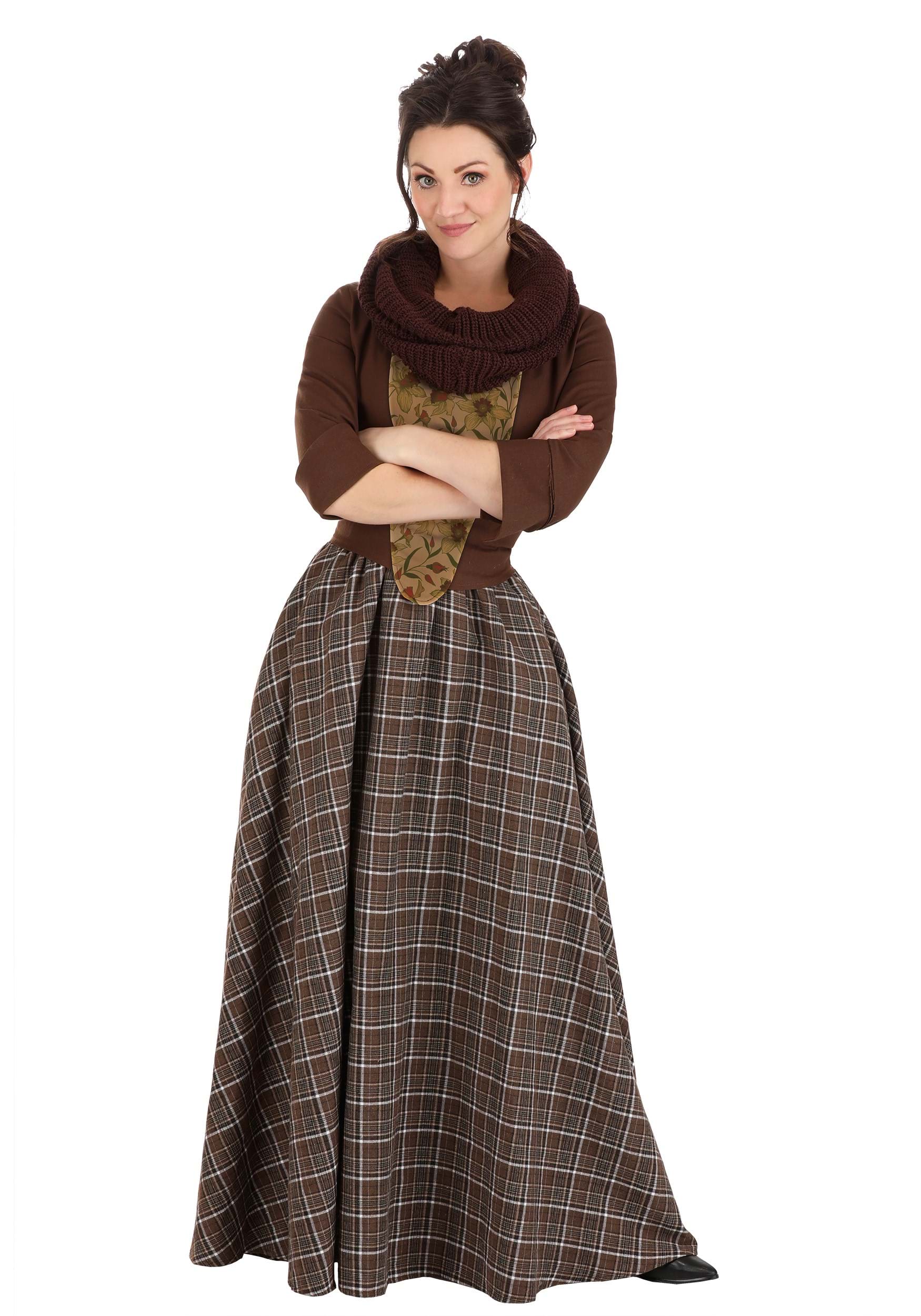 Image of Adult Outlander Costume Dress | Historical Costumes ID FUN4676AD-L