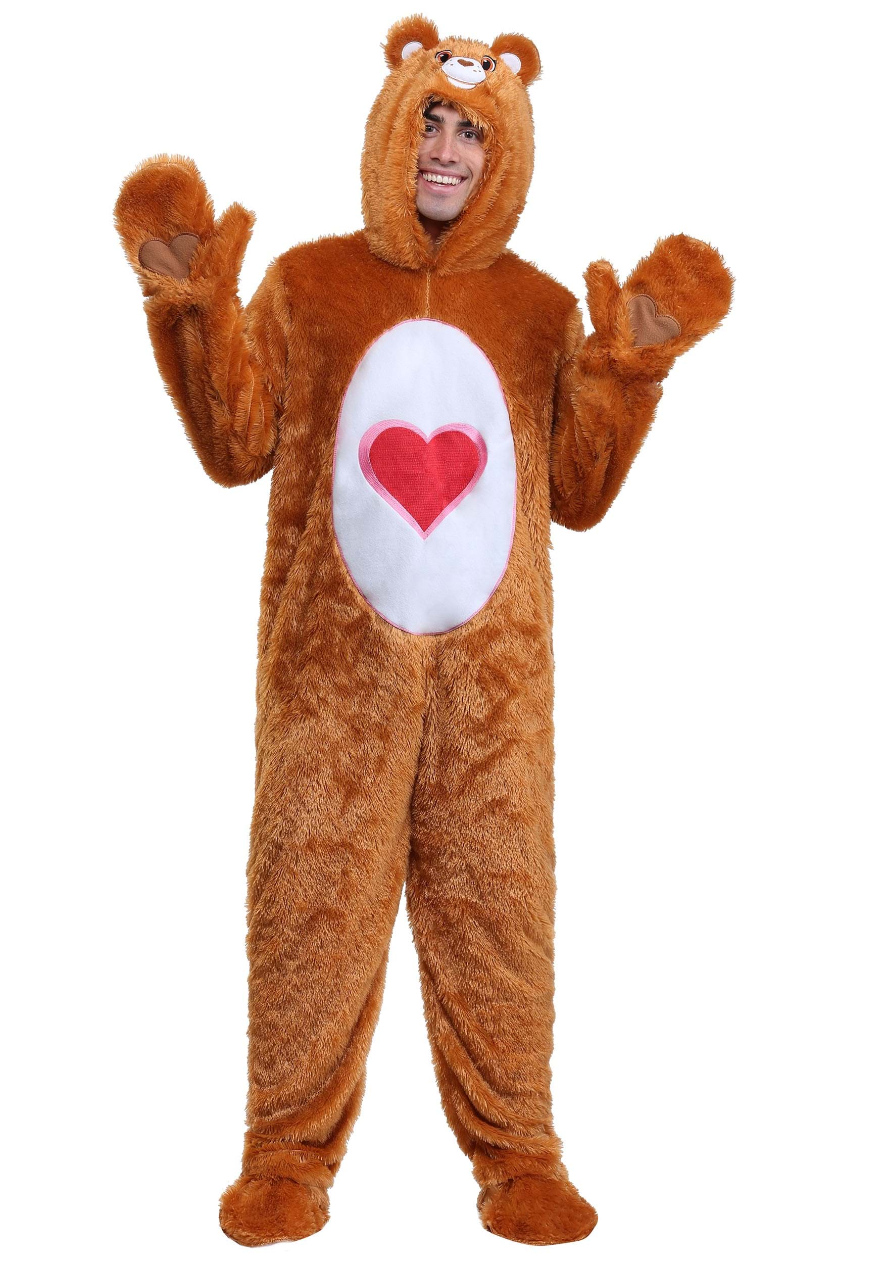 Image of Adult Plus Size Classic Tenderheart Care Bears Costume ID FUN6495PL-2X