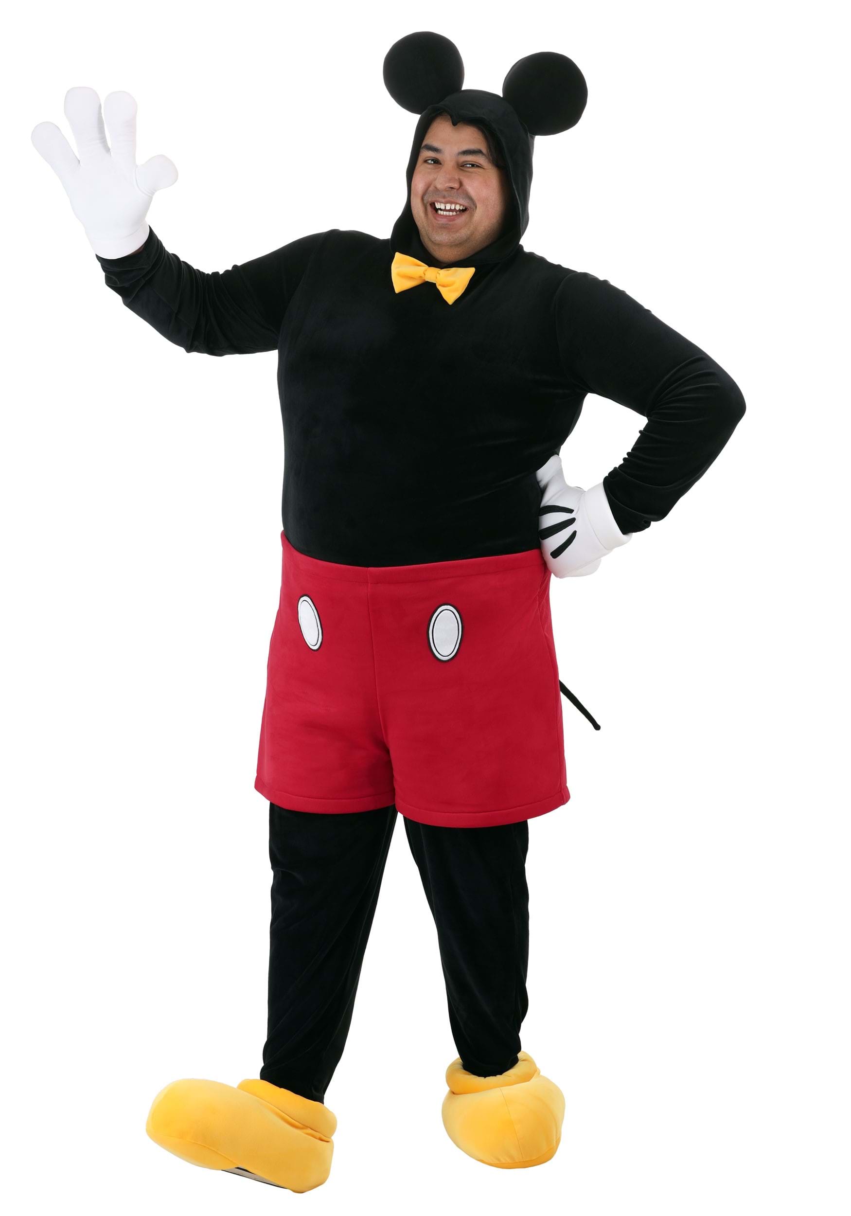 Image of Adult Plus Size Deluxe Mickey Mouse Costume ID FUN3342PL-2X