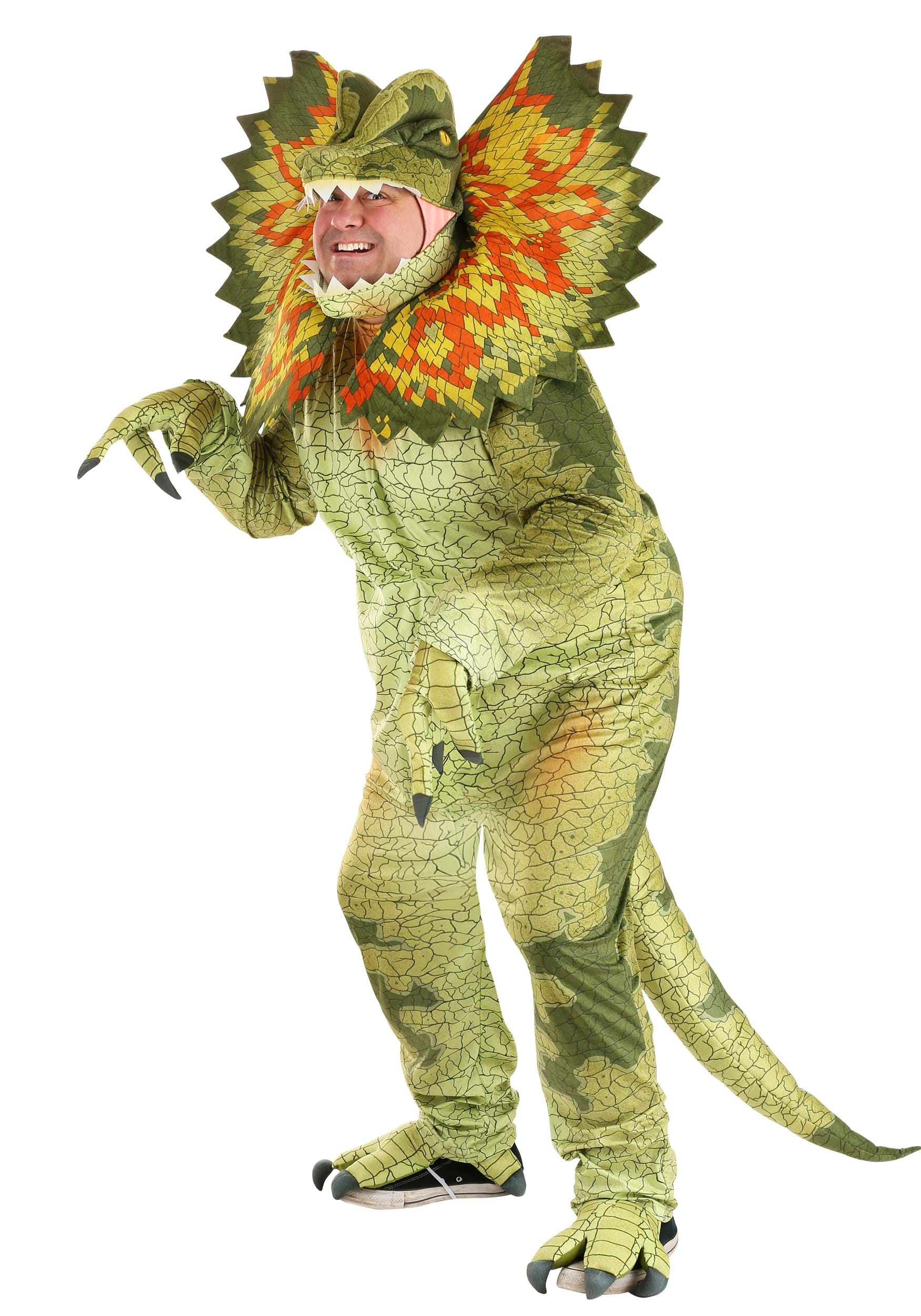 Image of Adult Plus Size Dilophosaurus Costume ID FUN0344PL-2X