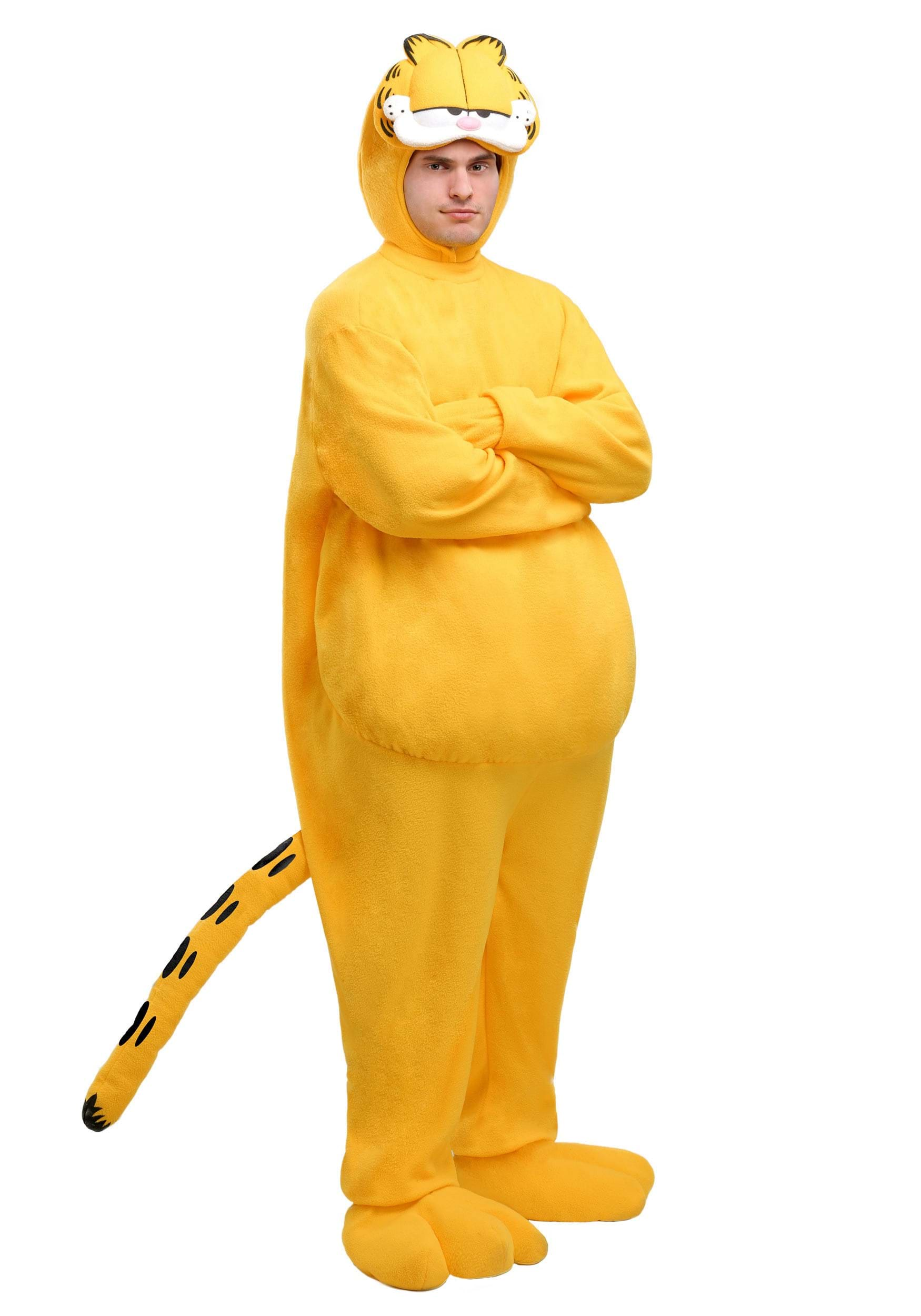 Image of Adult Plus Size Garfield Costume 2X ID GAR2504PL-2X