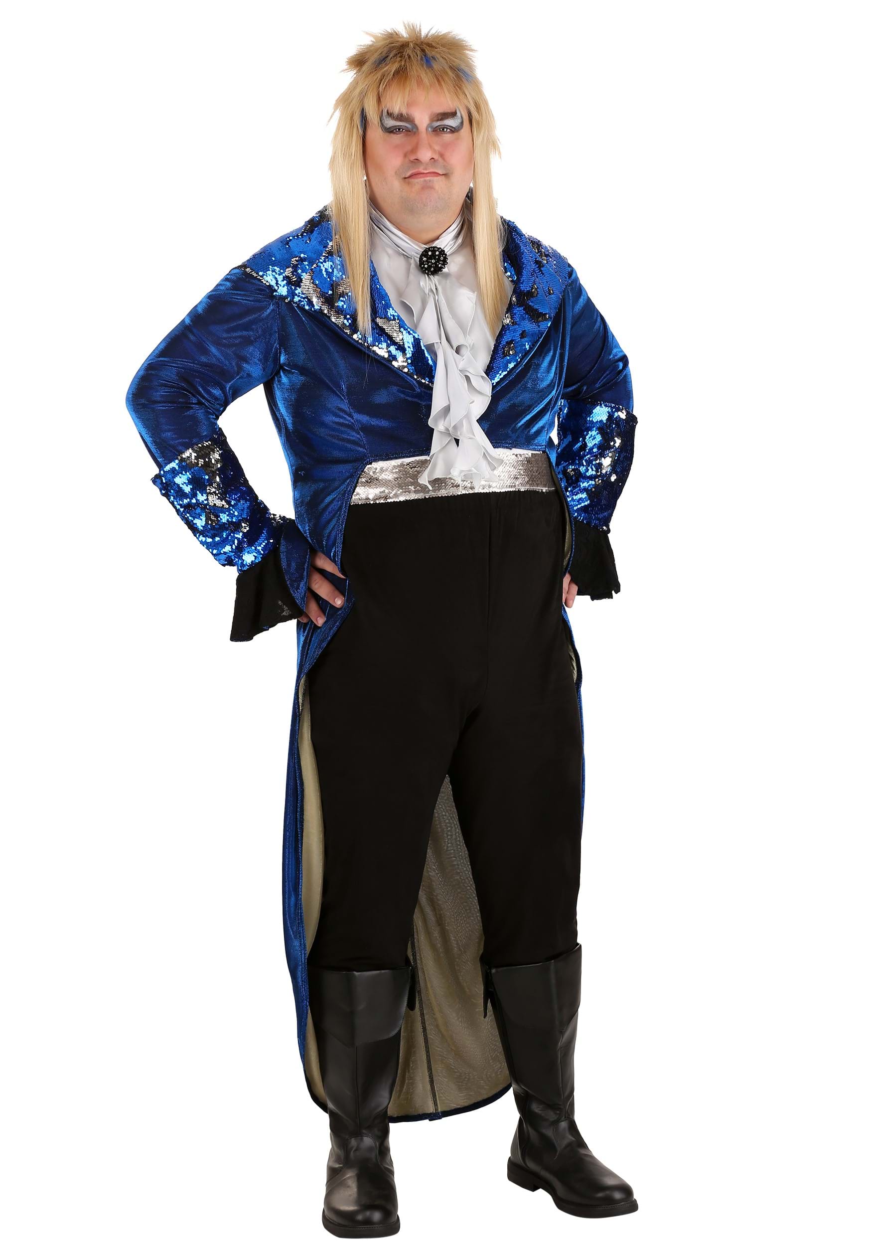 Image of Adult Plus Size Labyrinth Deluxe Jareth Costume ID FUN0299PL-2X