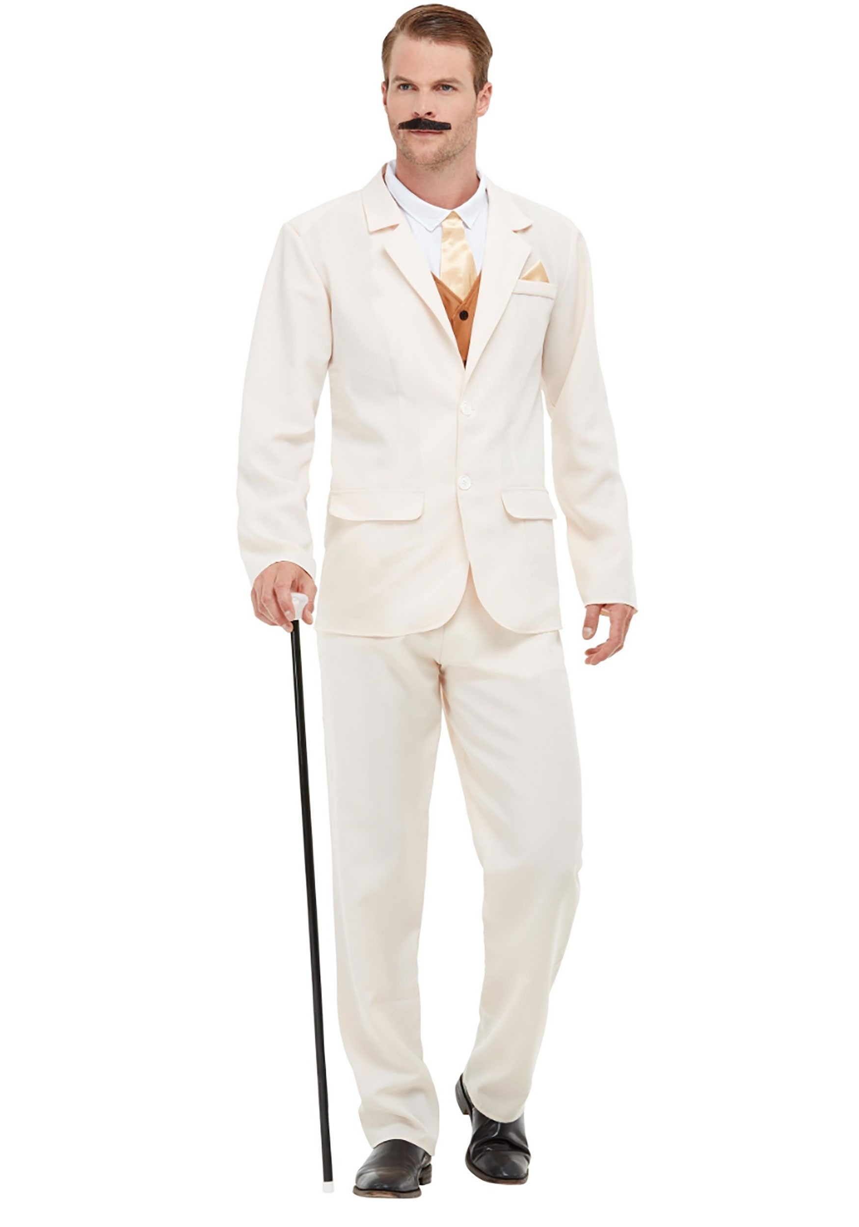 Image of Adult Roaring 20s White Suit Costume ID SM50724-XL