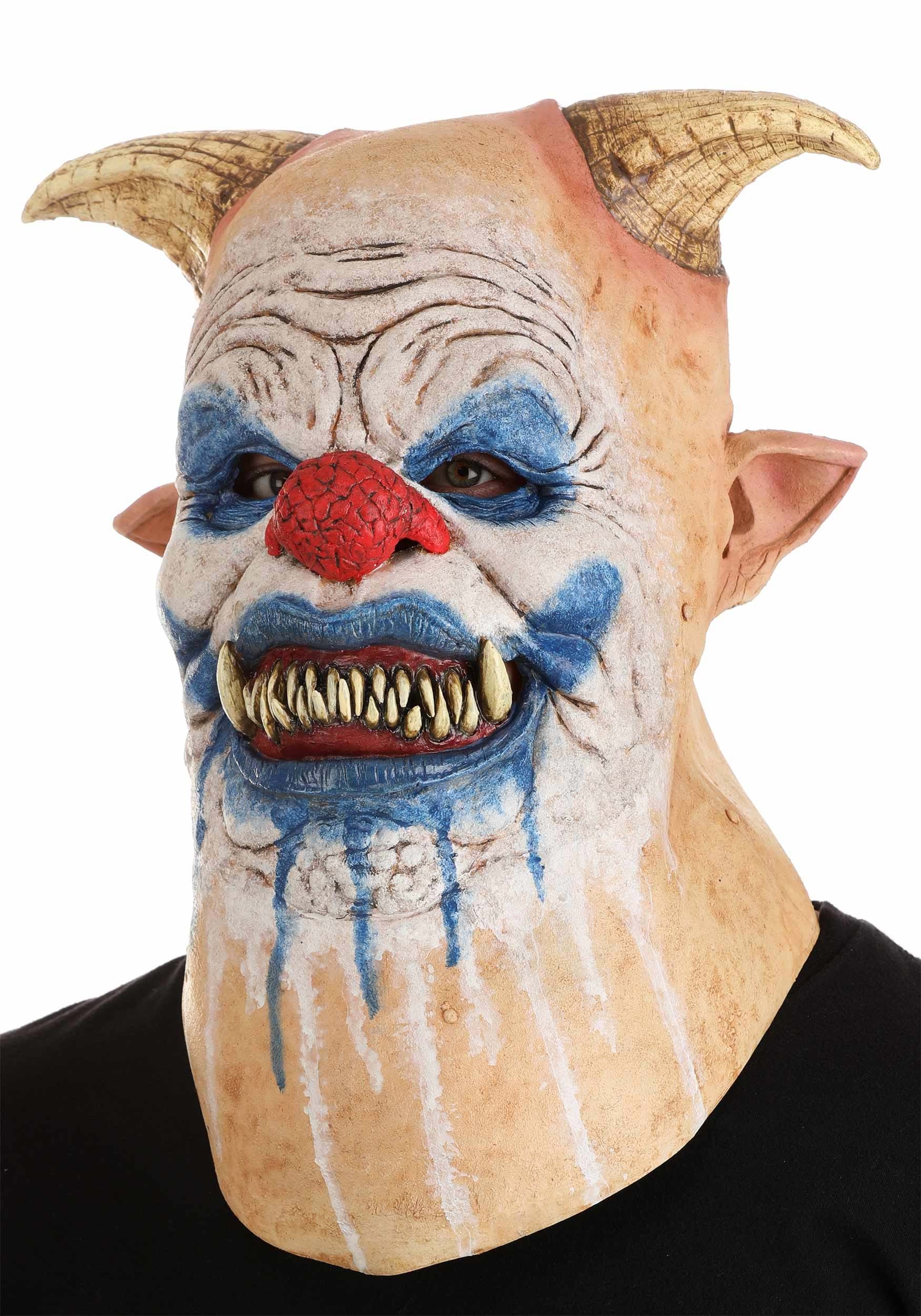 Image of Adult Shitz the Clown Mask - Immortal Masks ID FUN6529-ST