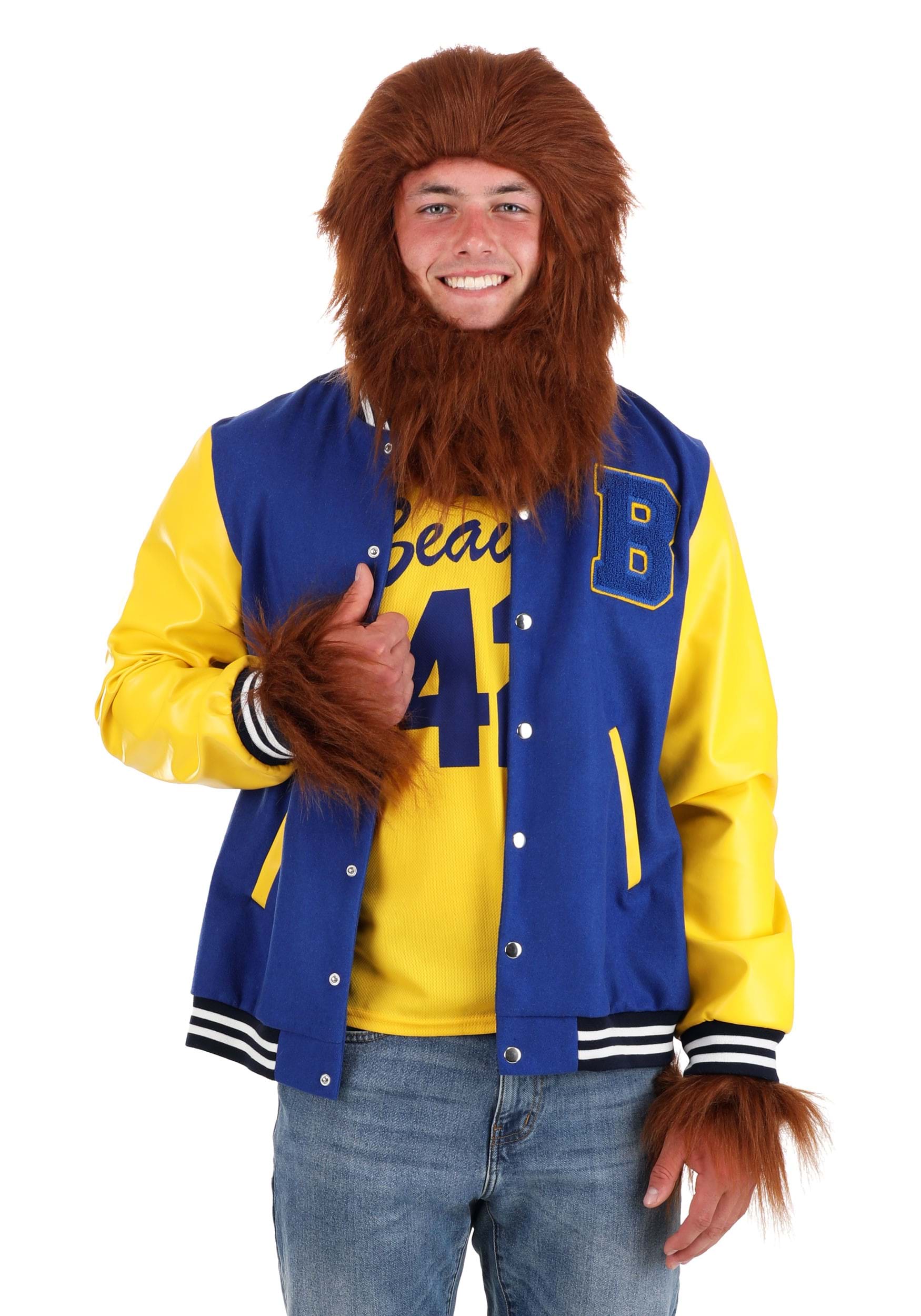 Image of Adult Teen Wolf Letterman's Jacket Costume ID FUN3981AD-S