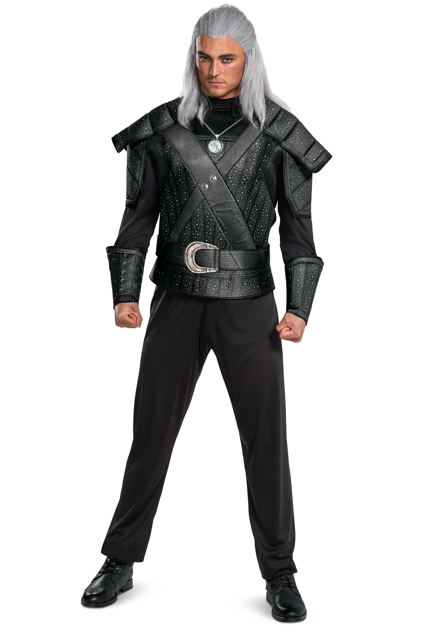 Image of Adult The Witcher Classic Geralt Costume | Video Game Costumes ID DI123829-L/XL