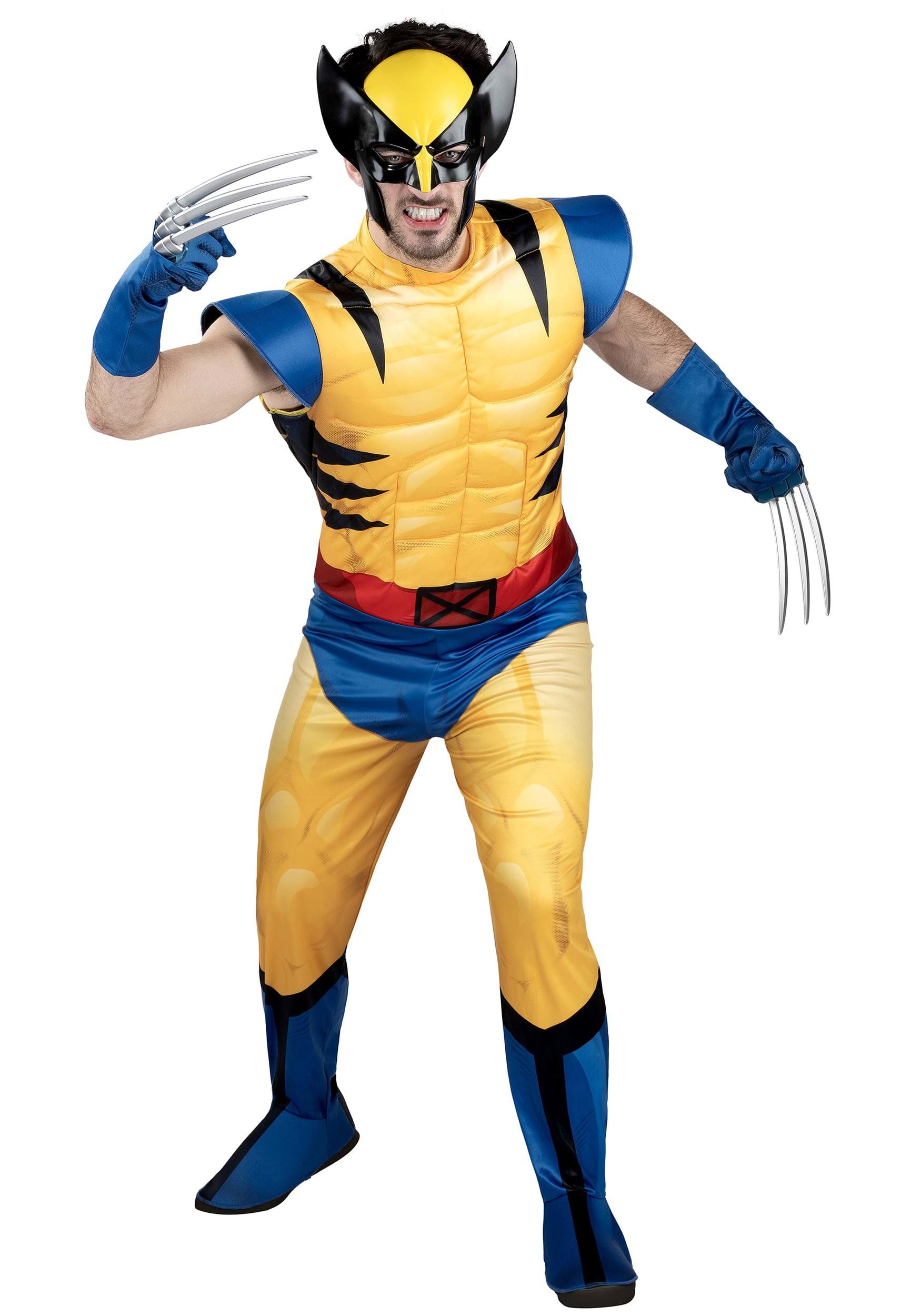 Image of Adult X-Men Wolverine Costume | Superhero Costumes ID JWC2283-L