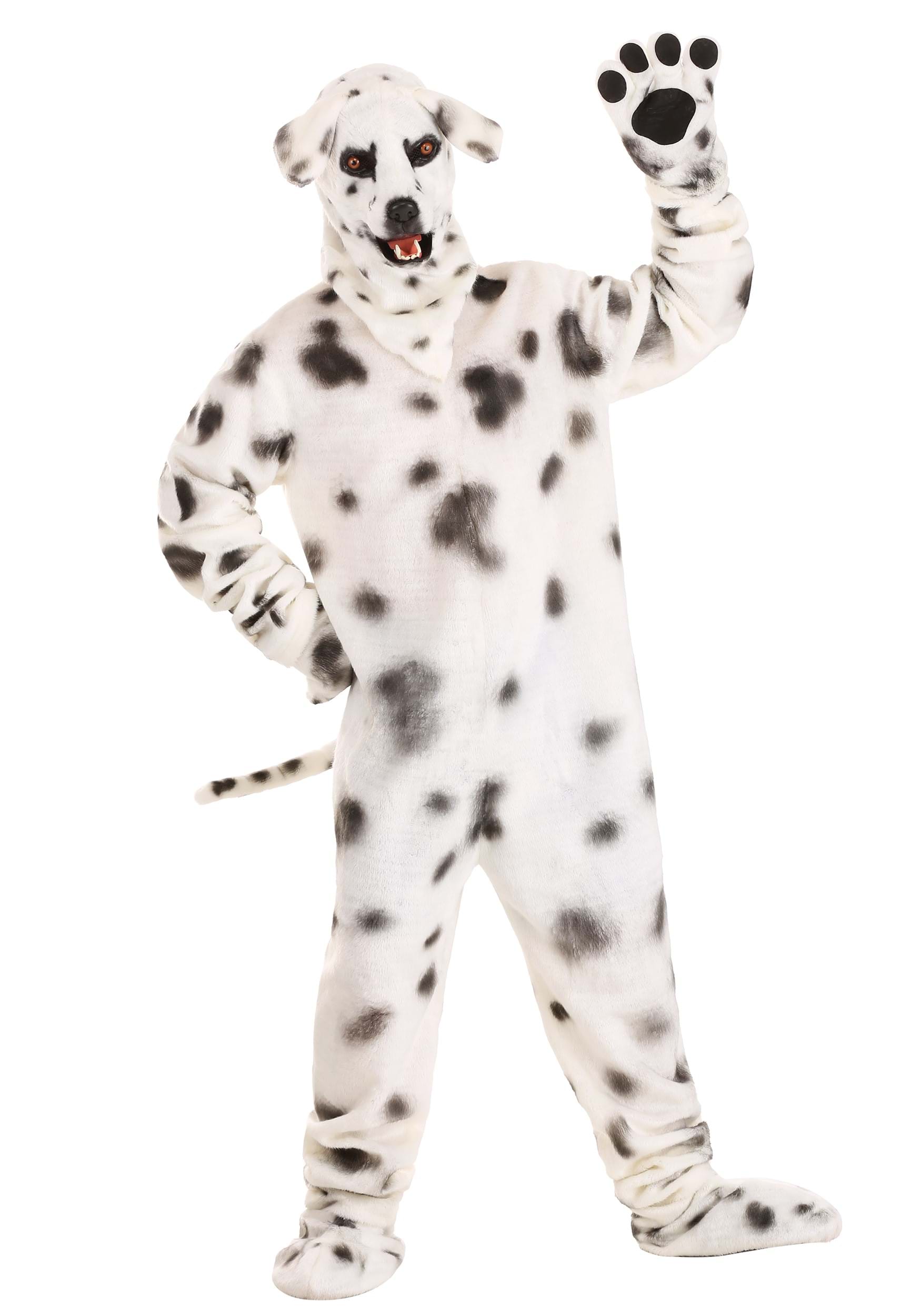 Image of Adults Dalmatian Mascot Suit With Mouth Mover Mask ID EL451704AD-ST